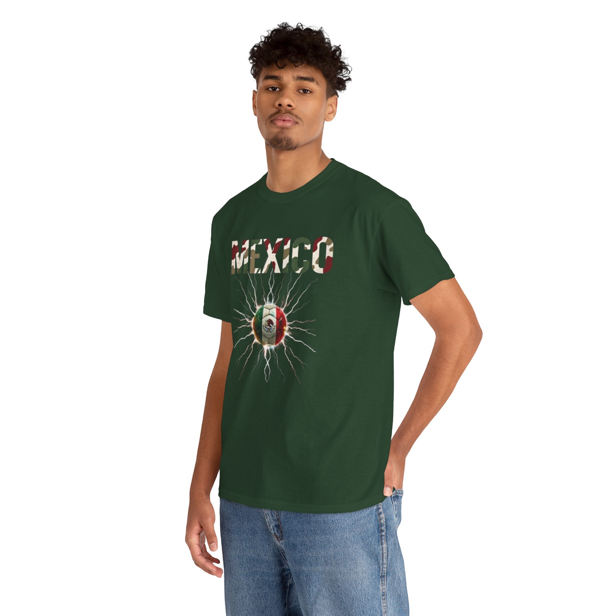 Camiseta unisex de algodón grueso Orgullo de México - Celebra la herencia