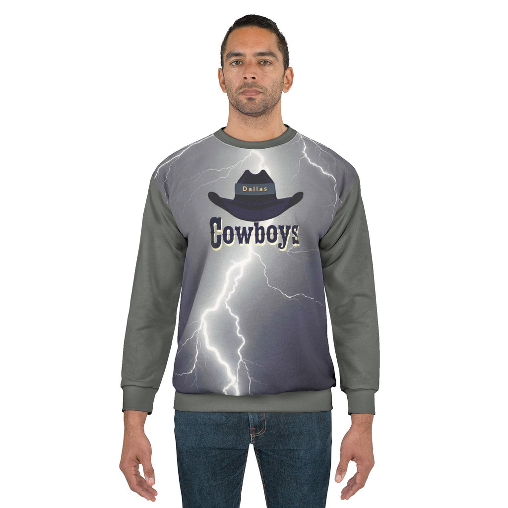 Lightning Cowboys Unisex Sweatshirt | Casual Wear, Gift, Unique Design, All-Occasion Apparel 