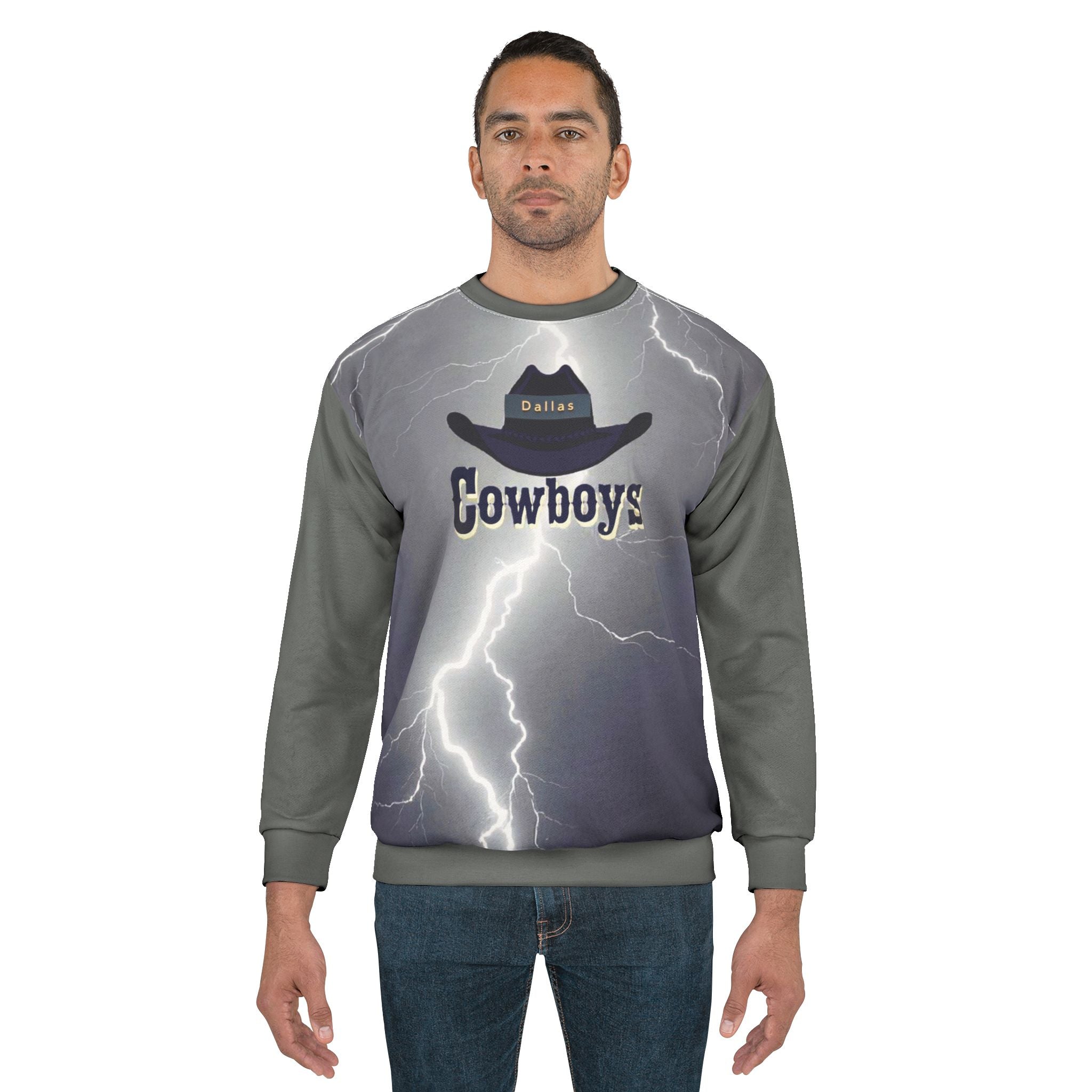 Lightning Cowboys Unisex Sweatshirt | Casual Wear, Gift, Unique Design, All-Occasion Apparel 