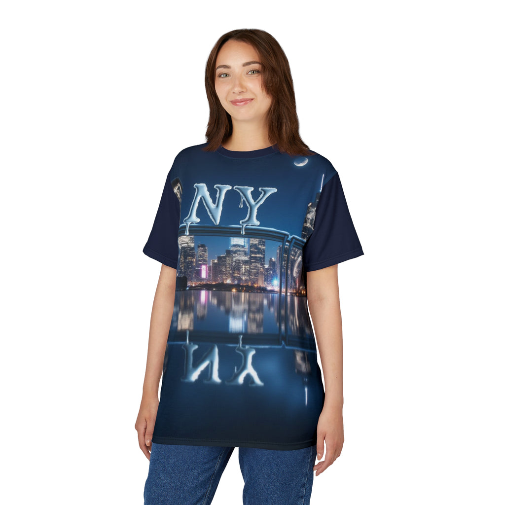 NY Skyline Unisex Tee, NYC Shirt, Travel Souvenir, Urban Fashion, Cityscape Apparel