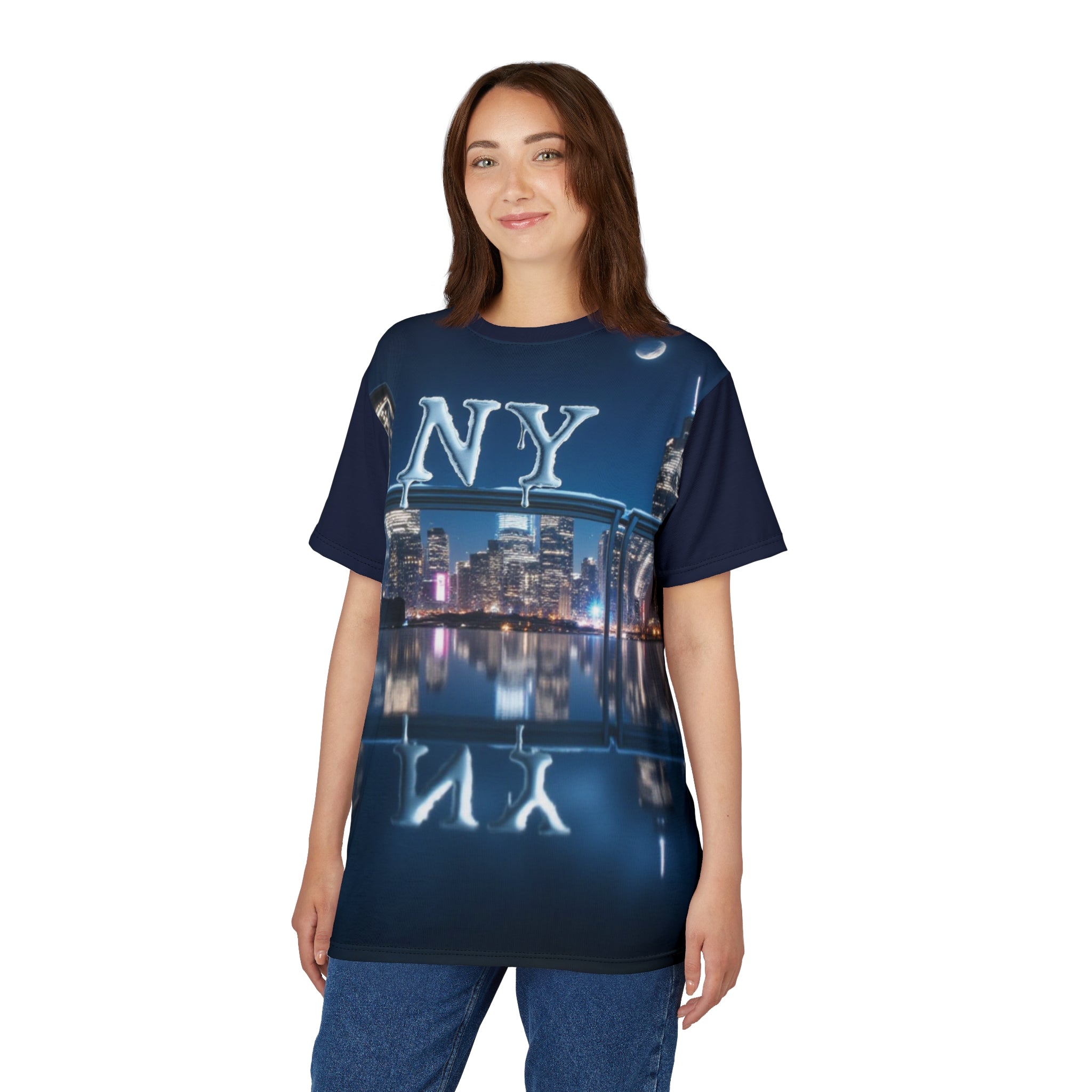 NY Skyline Unisex Tee, NYC Shirt, Travel Souvenir, Urban Fashion, Cityscape Apparel