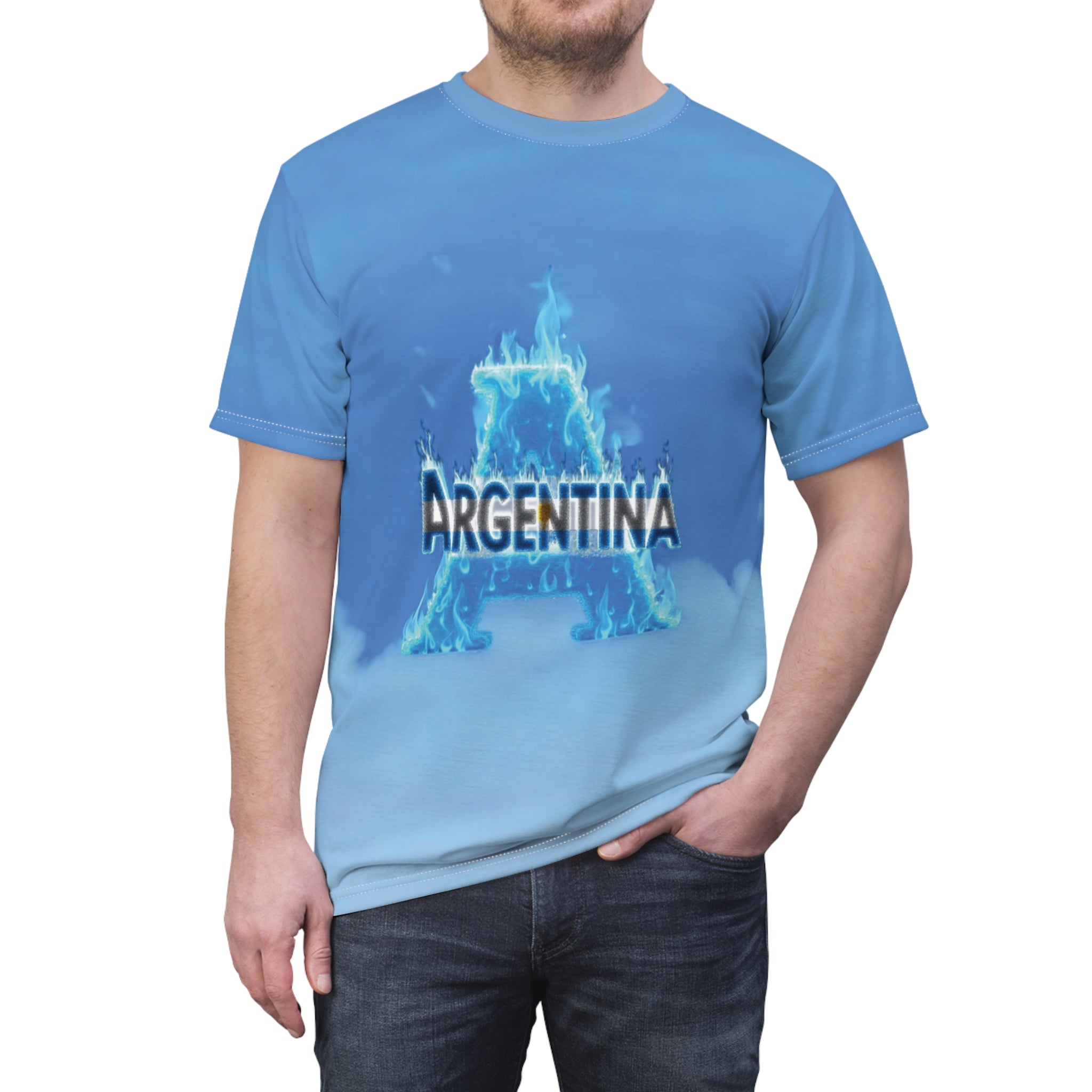 Camiseta unisex de Argentina: tela de microfibra de primera calidad, estilo informal y elegante.