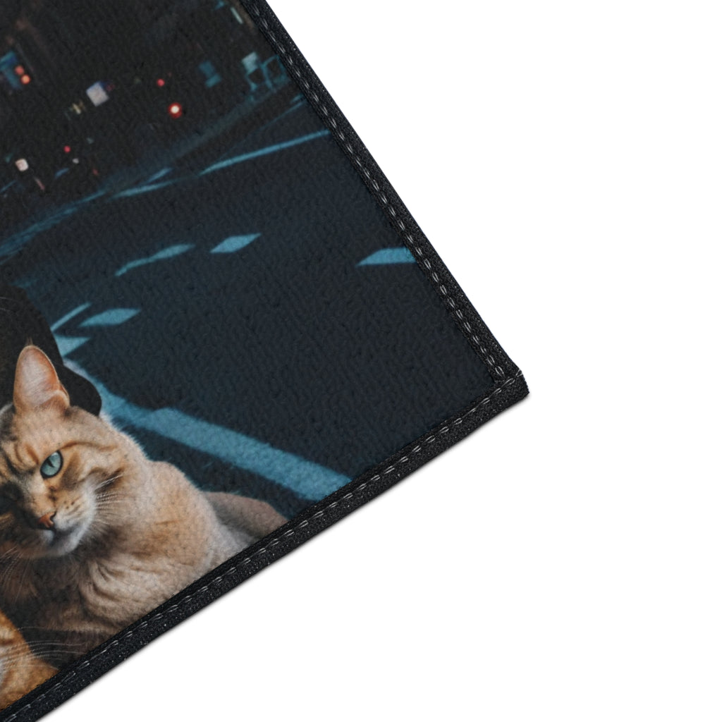 Floor Mat - Beautiful Durable Cat Design - Ideal for Gift Giving 