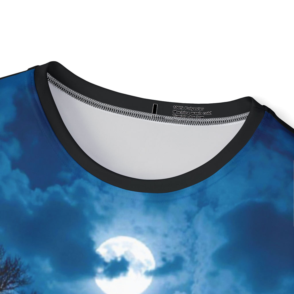Camiseta Full Print "Quién Dijo Miedo?" - Noche de Luna y Misterio