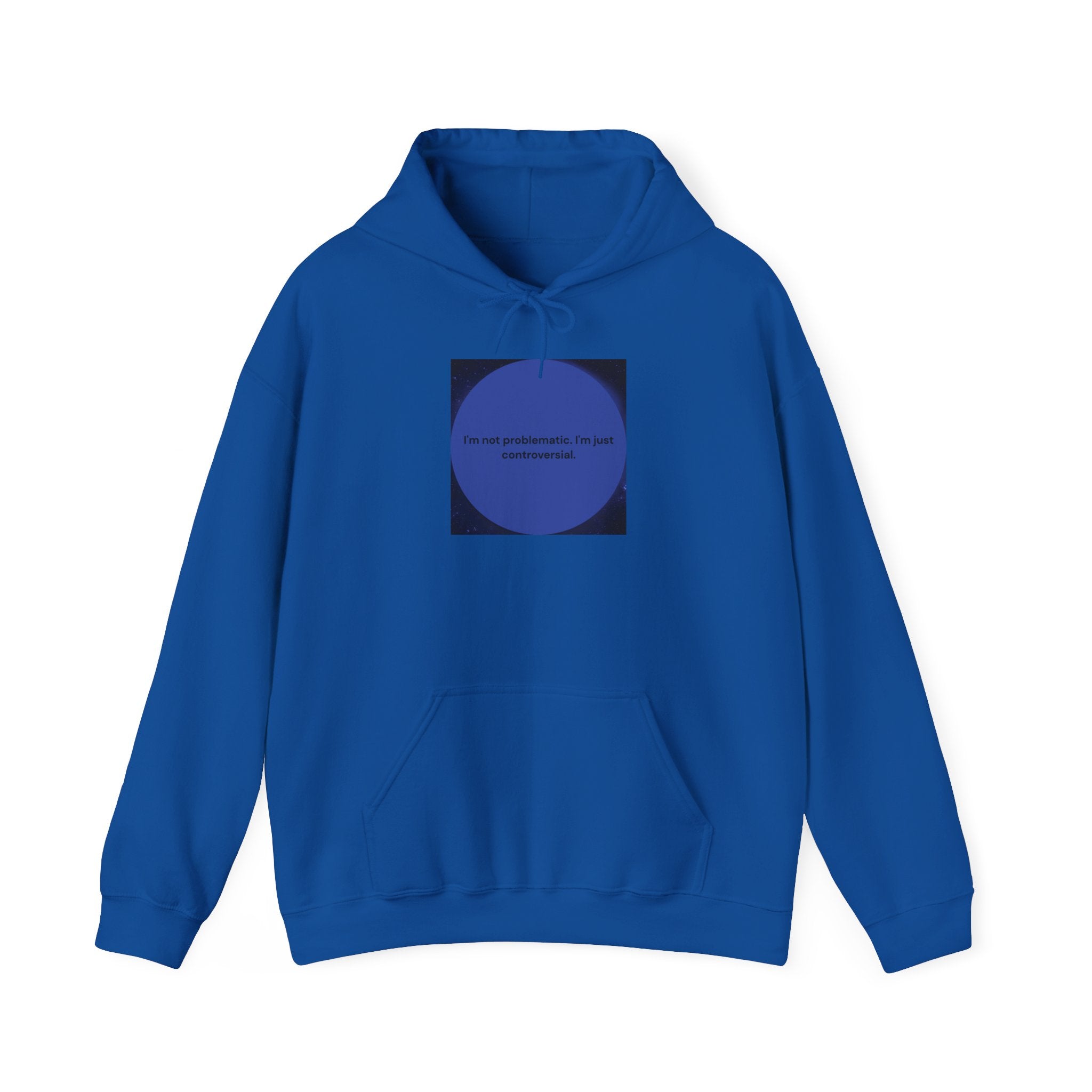 Blue Hooded Sweatshirt