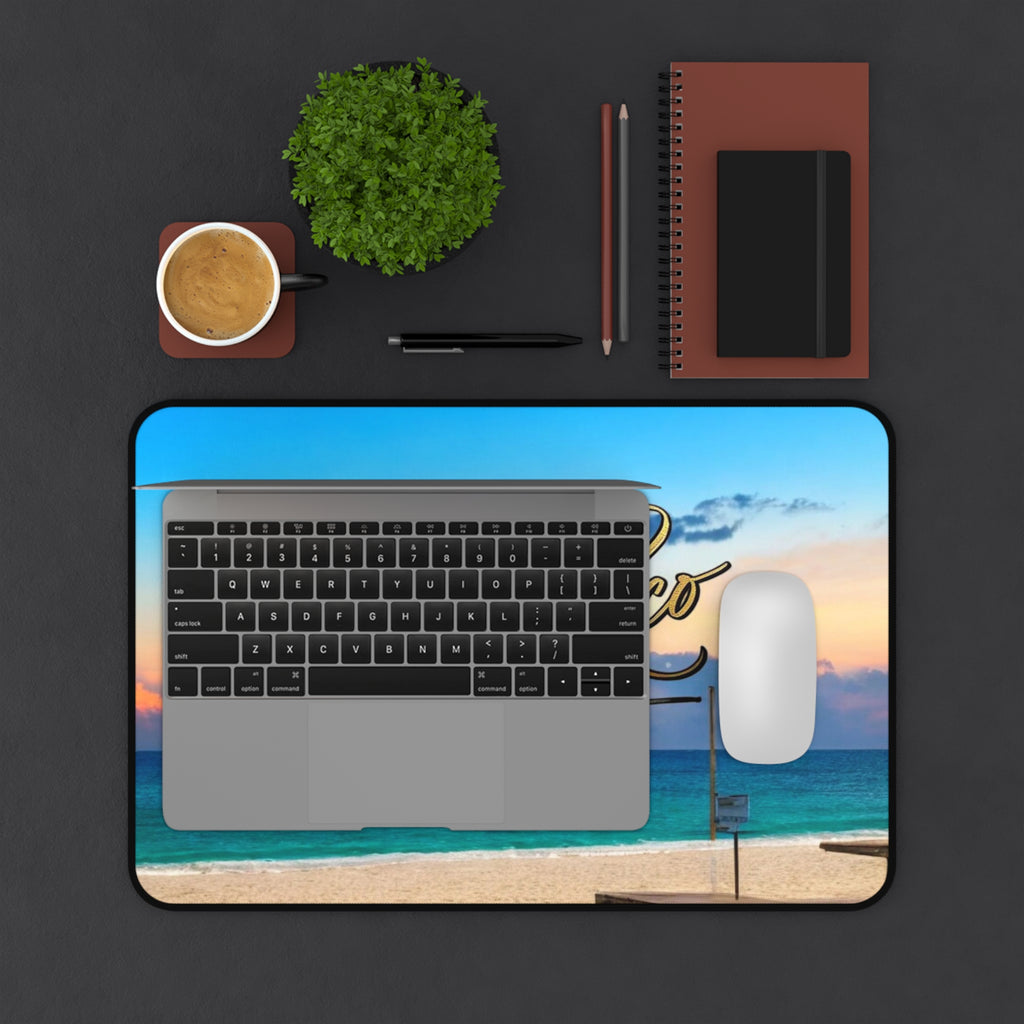 Tapete de escritorio - Decoración costera para el hogar y la oficina con temática de playa de Puerto Rico