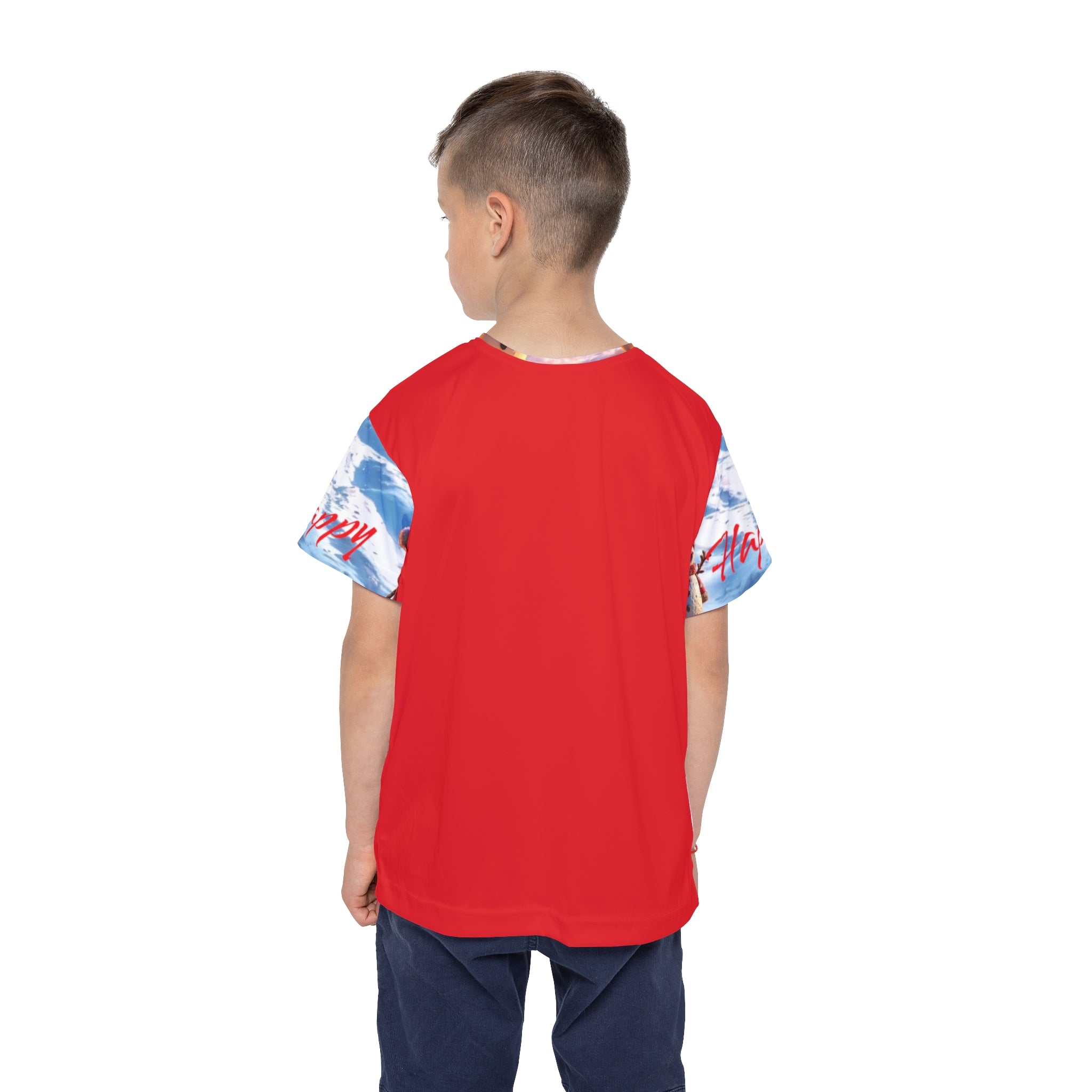 Unisex, kids and Girls T-Shirt Happy New Year Snowmen Christmas Gift