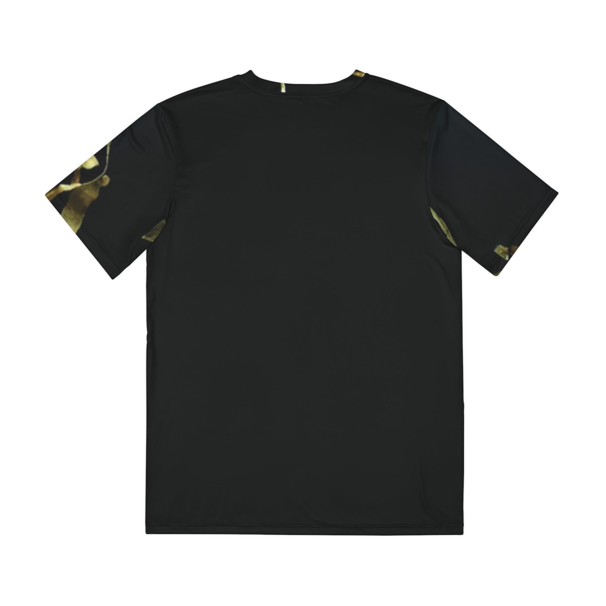 Boston Champagne Glass Men’s Tee — Gold Confetti Party Shirt