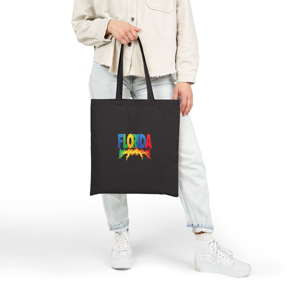 Florida Rainbow Flame Tote