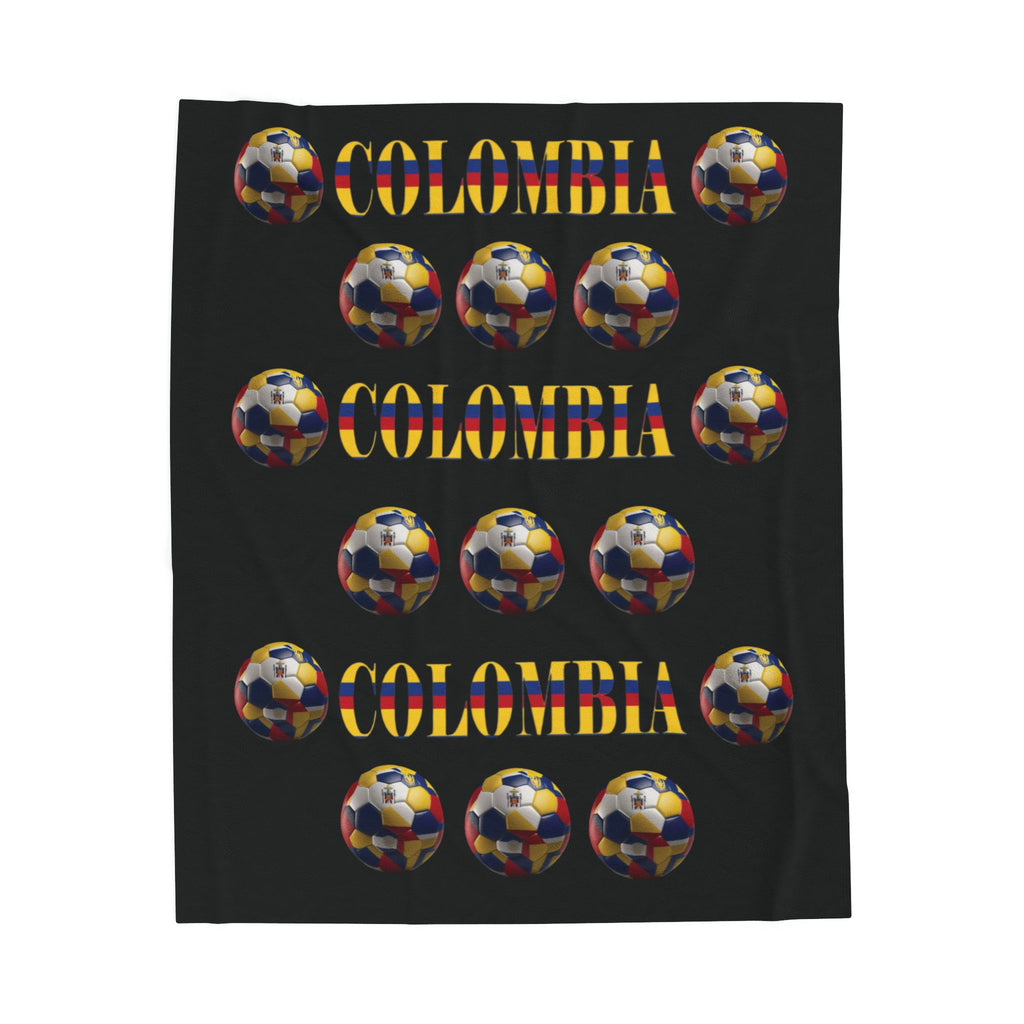 Manta de terciopelo de felpa - Diseño colombiano