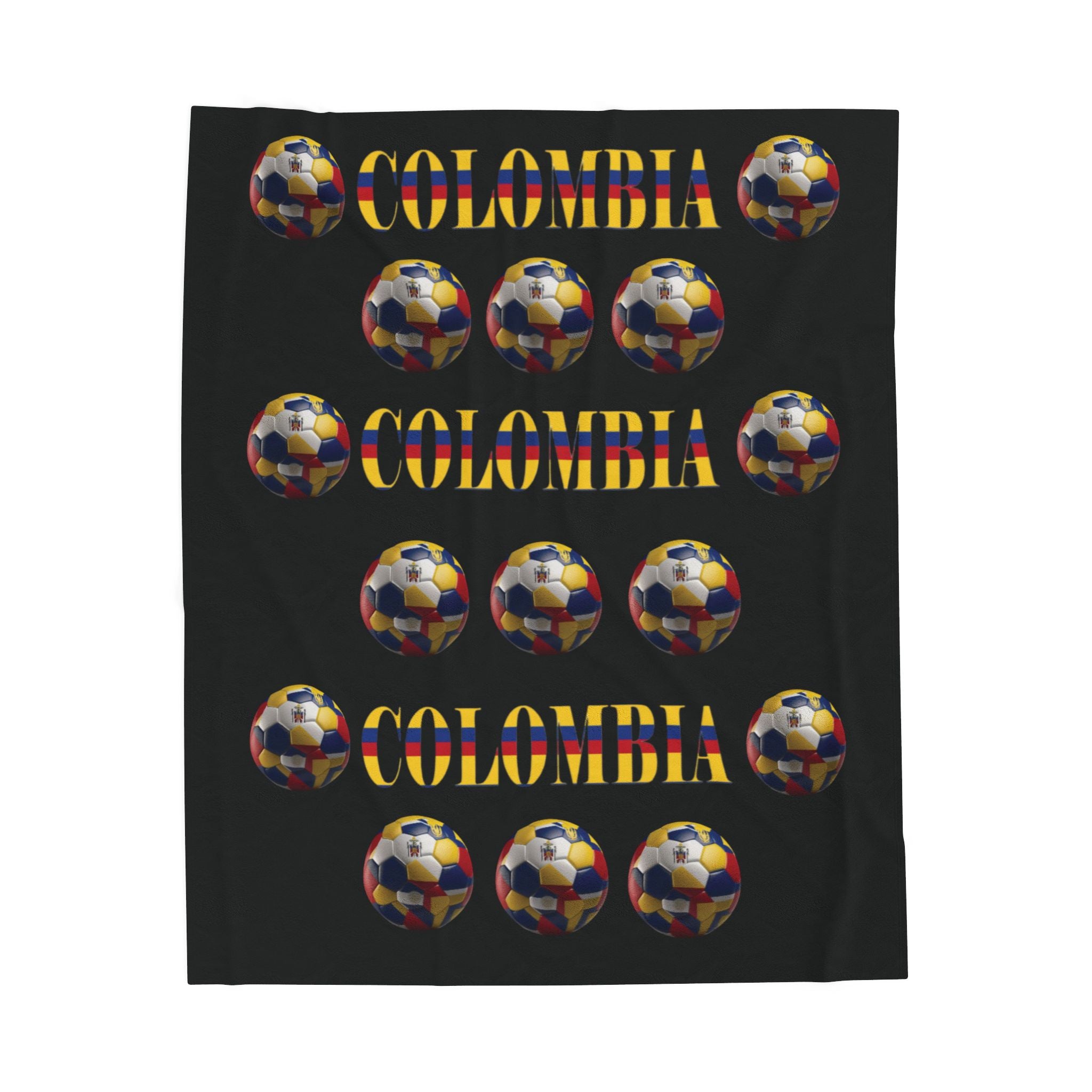 Manta de terciopelo de felpa - Diseño colombiano