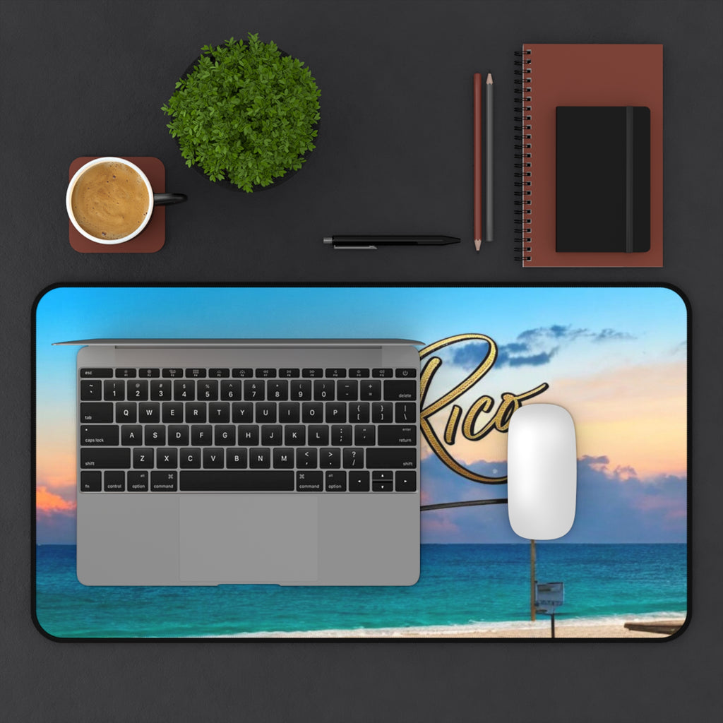Tapete de escritorio - Decoración costera para el hogar y la oficina con temática de playa de Puerto Rico