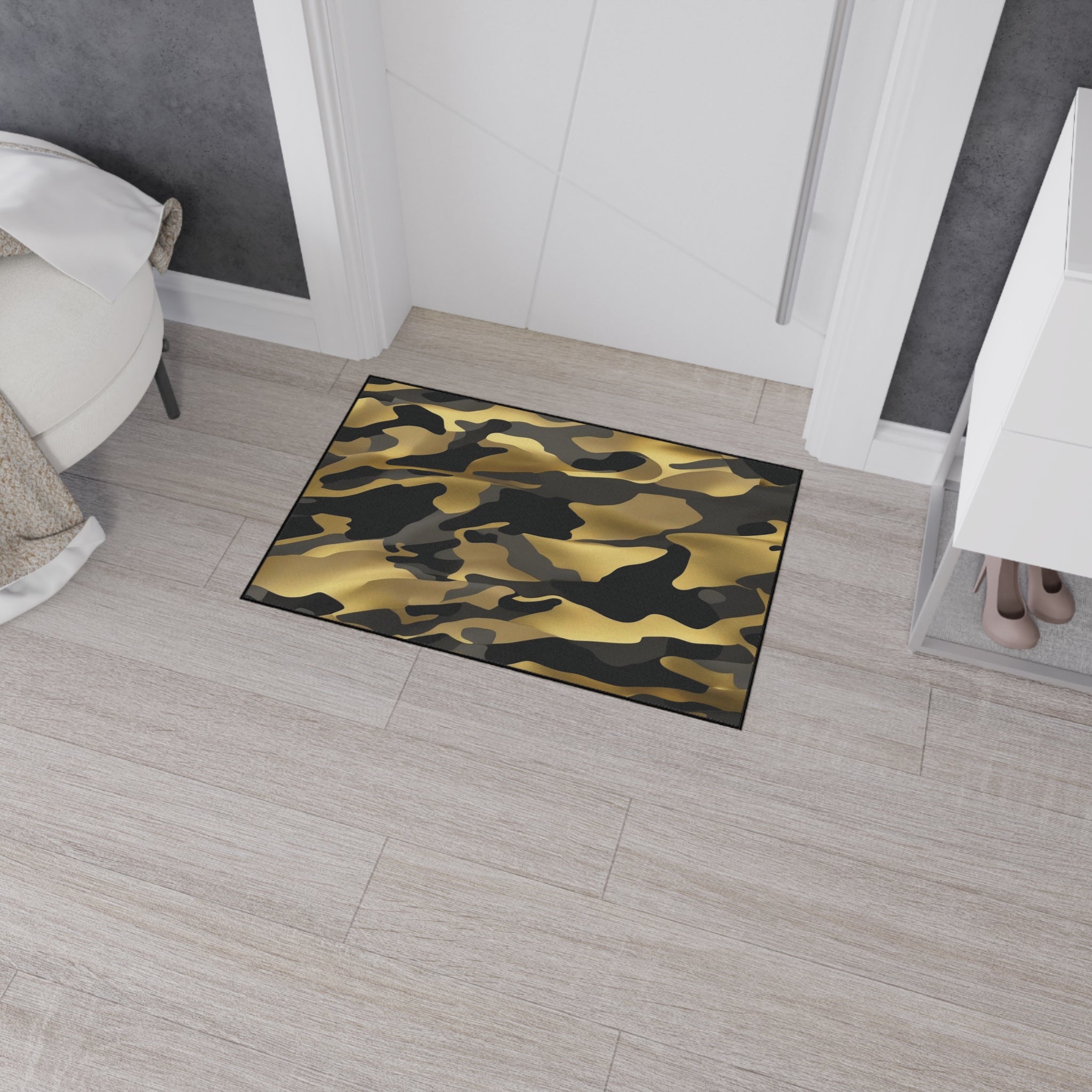 Floor Mat - Gold, Black, Gray Durable Finish Ideal for Gift Giving 
