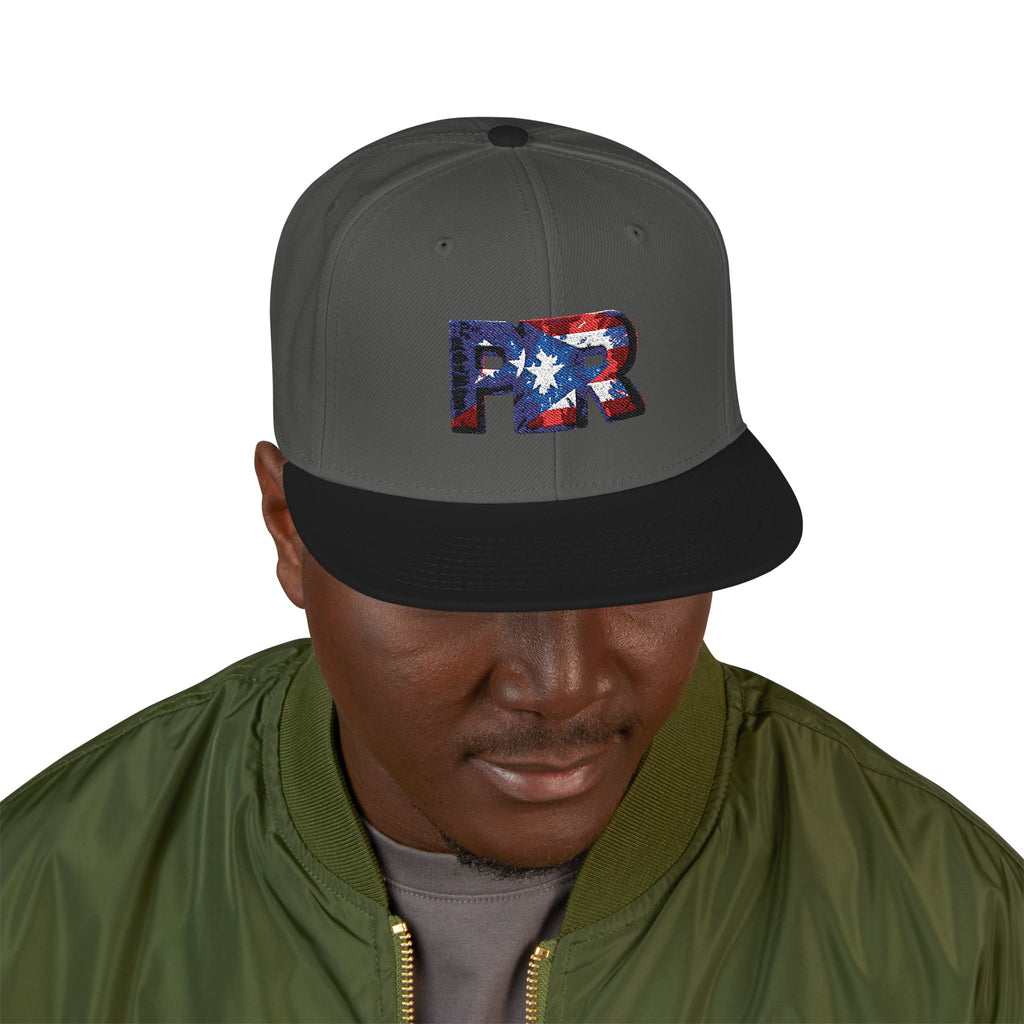 Gorra patriótica de PR | Gorra con la bandera de Puerto Rico bordada | Moda ajustable y moderna