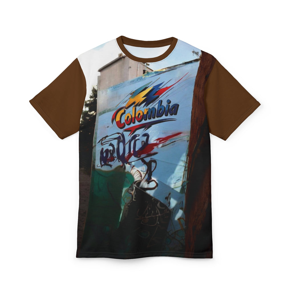 Camiseta unisex de arte callejero de Colombia