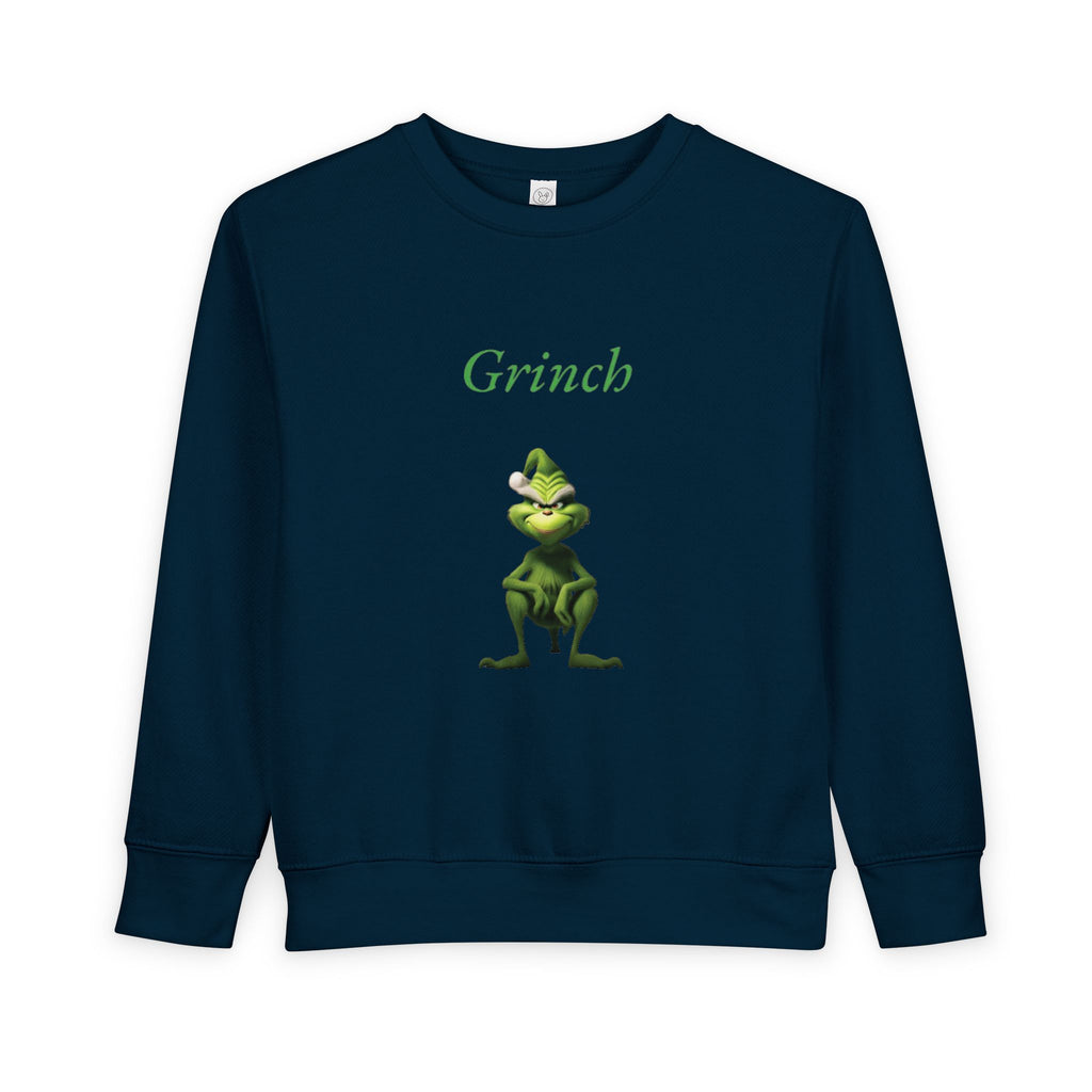 Grinch Toddler Sweatshirt - Fun Holiday Apparel for Kids