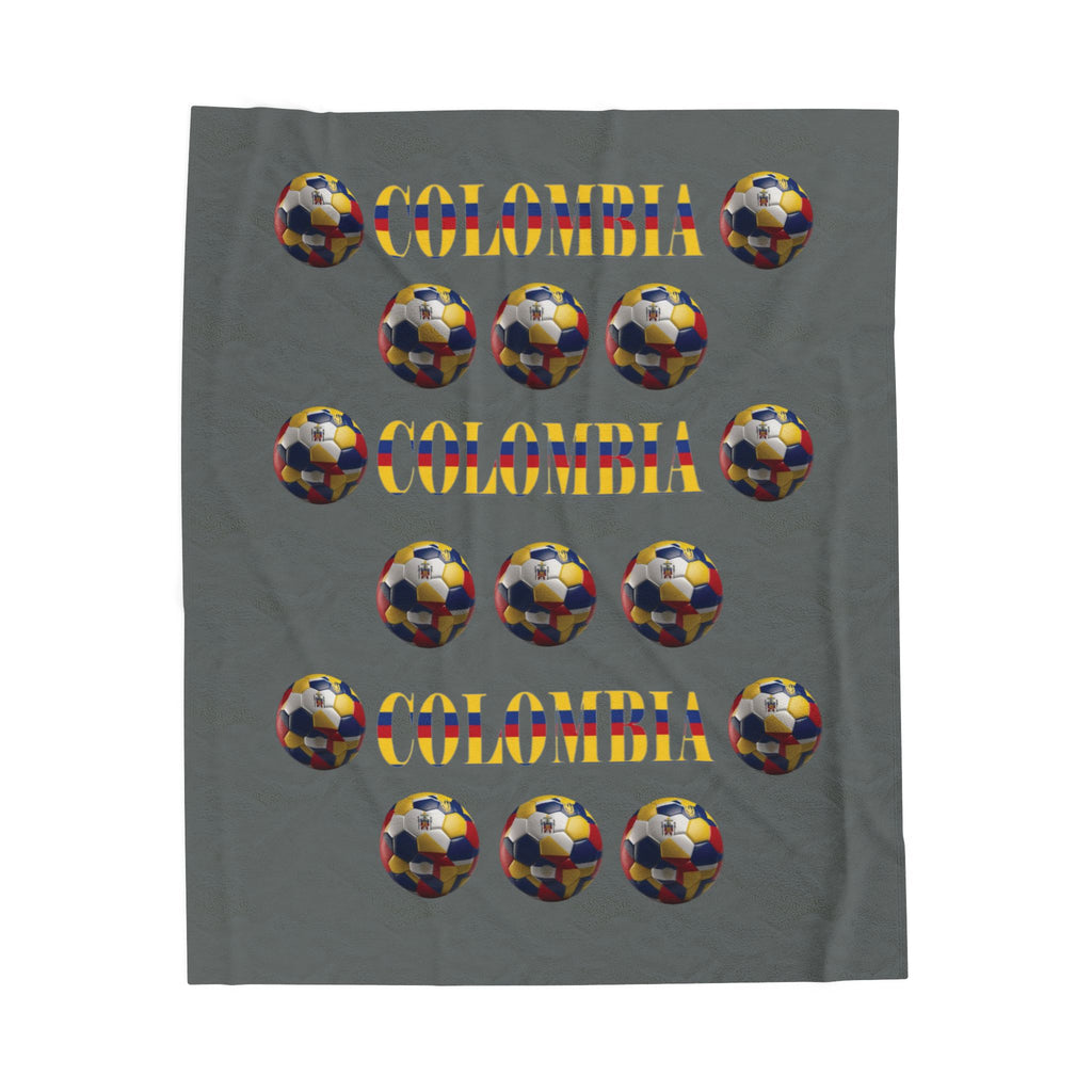 Manta de terciopelo de felpa - Diseño colombiano