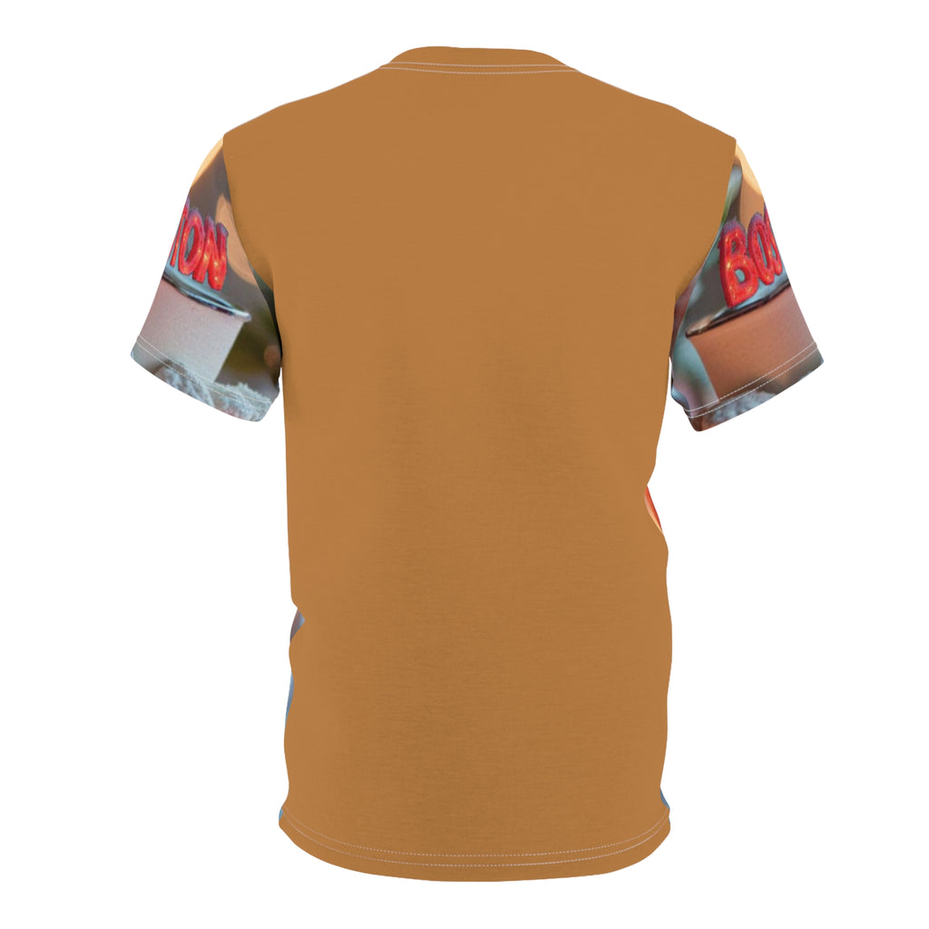 Boston Themed Unisex Cut & Sew Tee - Perfect for Tours, Casual Outings, Gifts, Travel, Boston Lovers