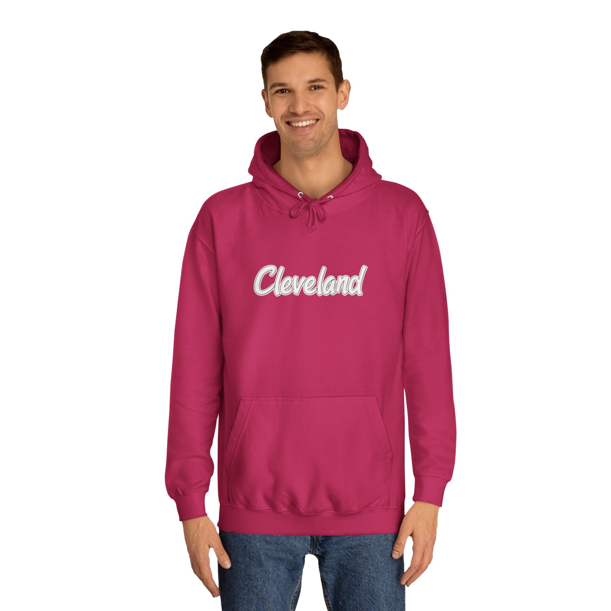 Cleveland Unisex College Hoodie, Stylish Sweatshirt, College Apparel, Gift for Students, Casual Wear, Campus Style 