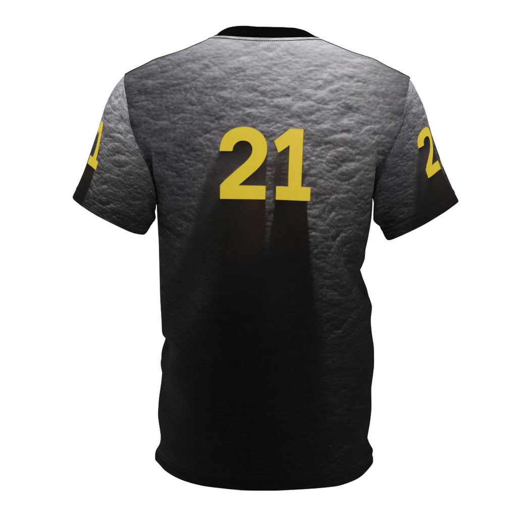 Camiseta gráfica unisex con estilo: diseño Bold 21 para uso diario