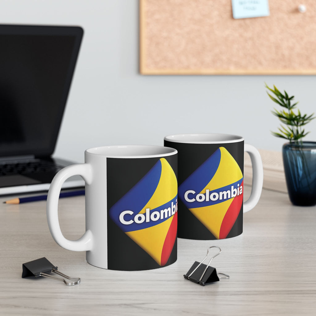 Taza de cerámica colombiana (11 oz, 15 oz)