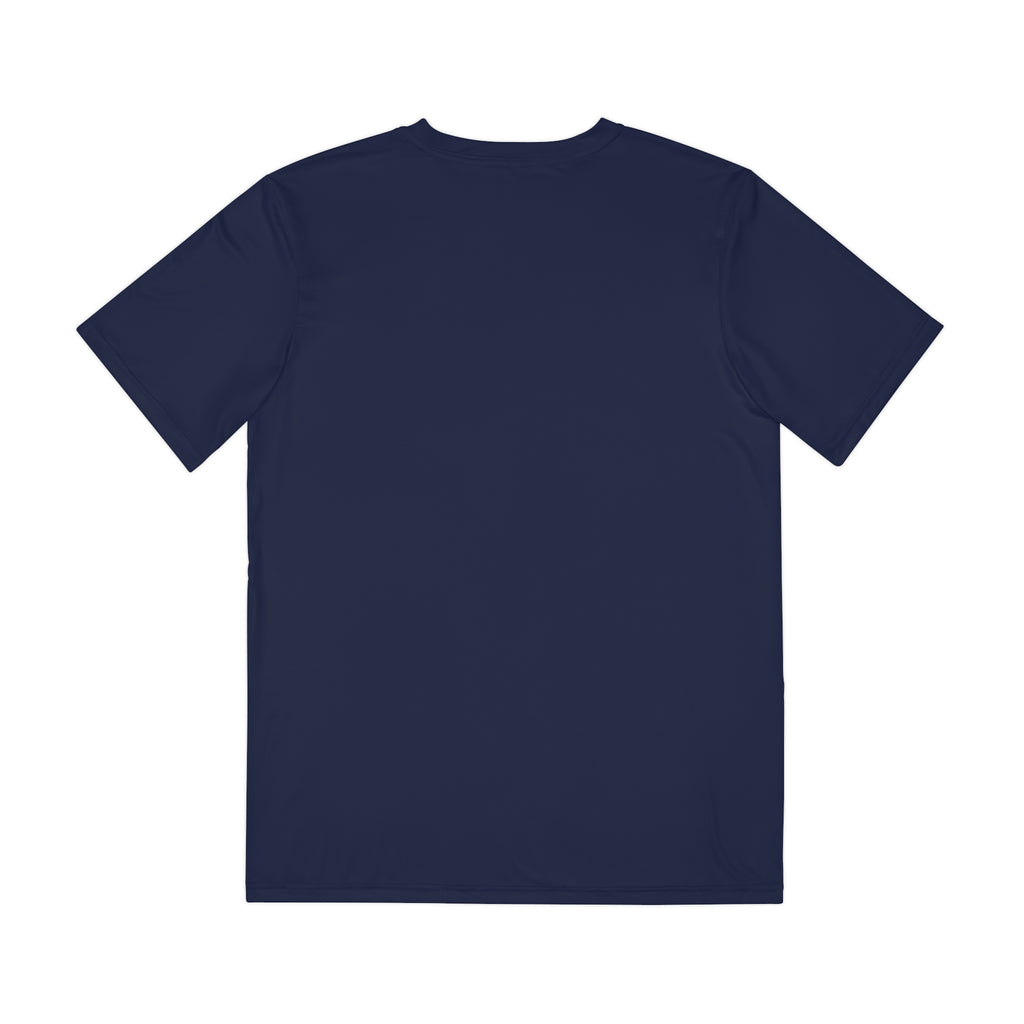 Miami Cityscape Tee — Neon Night Skyline Men’s Polyester Shirt