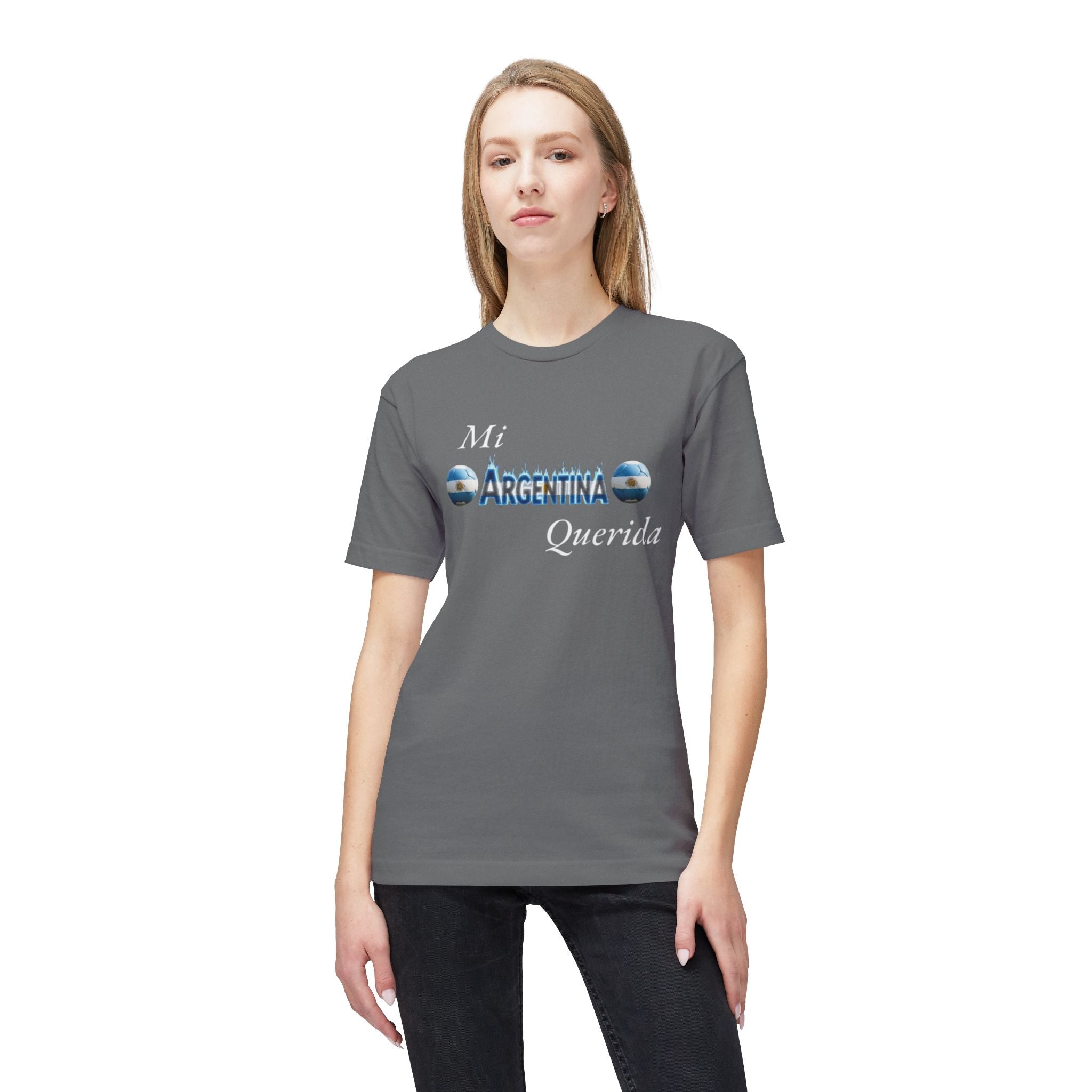 Camiseta unisex argentina, fabricada en EE. UU. - Diseño personalizado de alta calidad