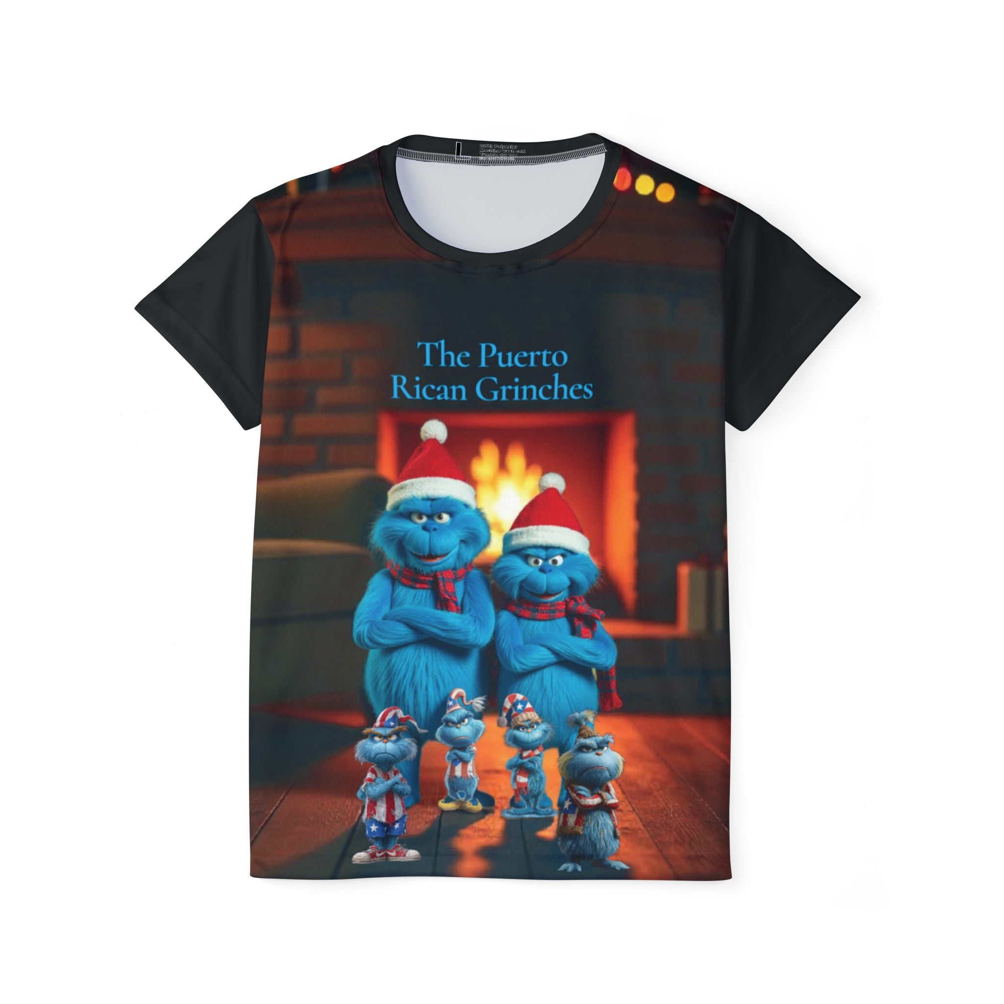 Women's Jersey — 'The Puerto Rican Grinches' Holiday Graphic Tee