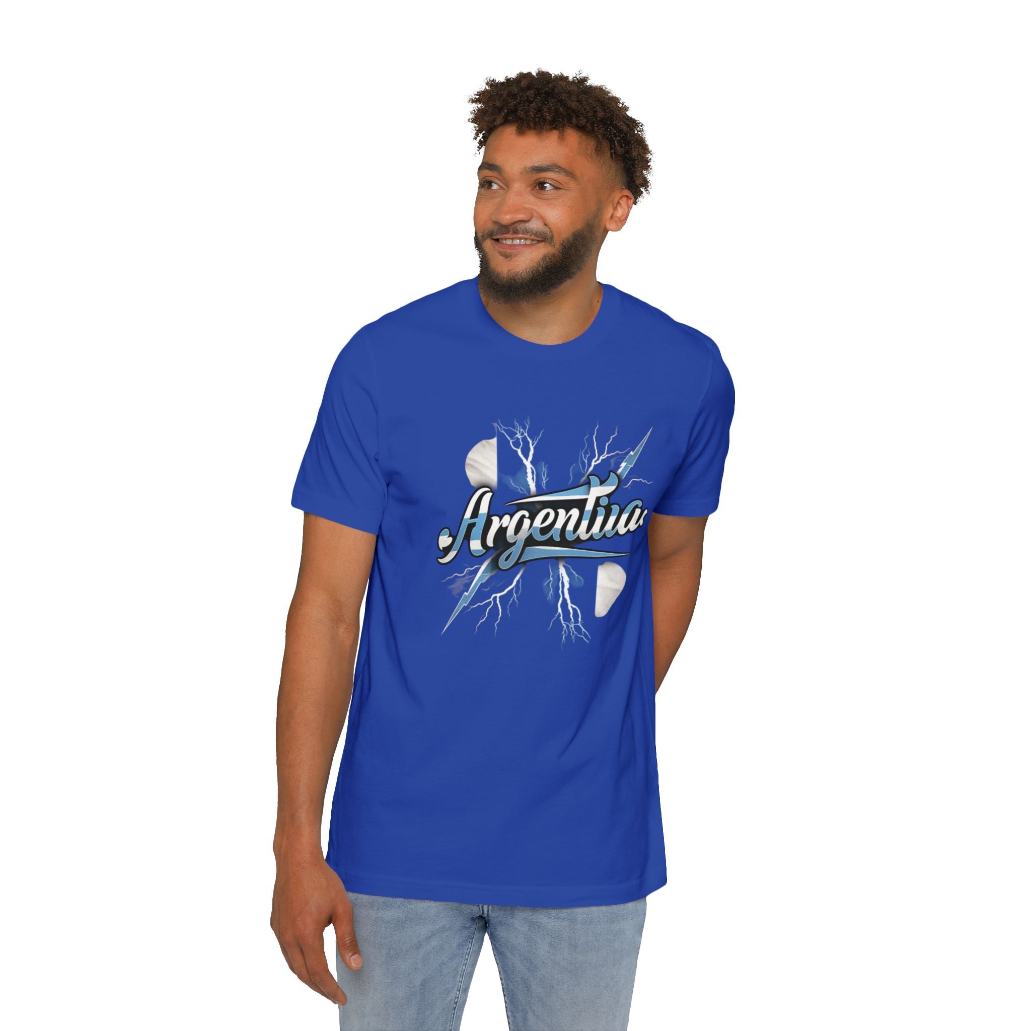 Camiseta gráfica de Argentina: estilo casual, unisex, hecha en EE. UU.