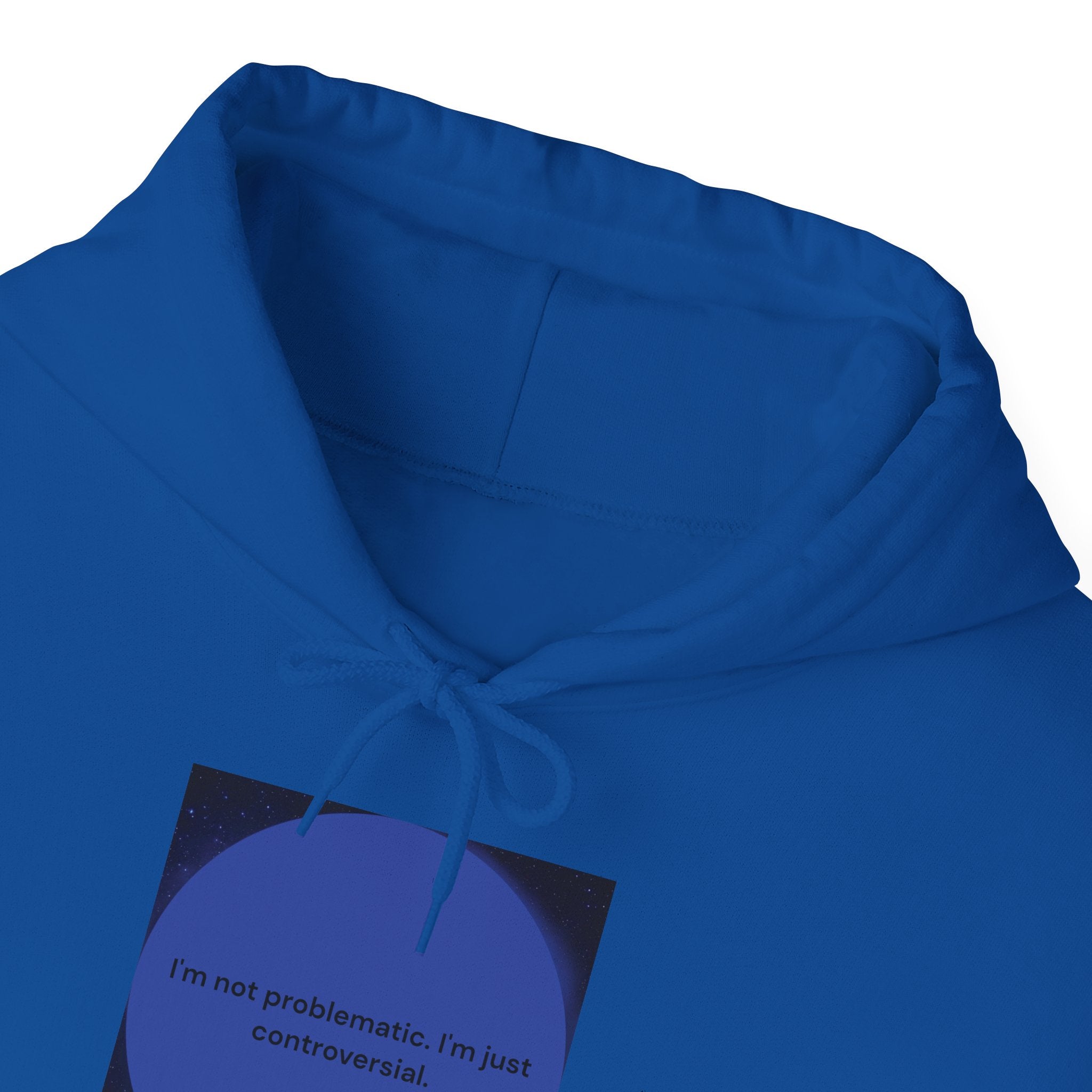 Blue Hooded Sweatshirt