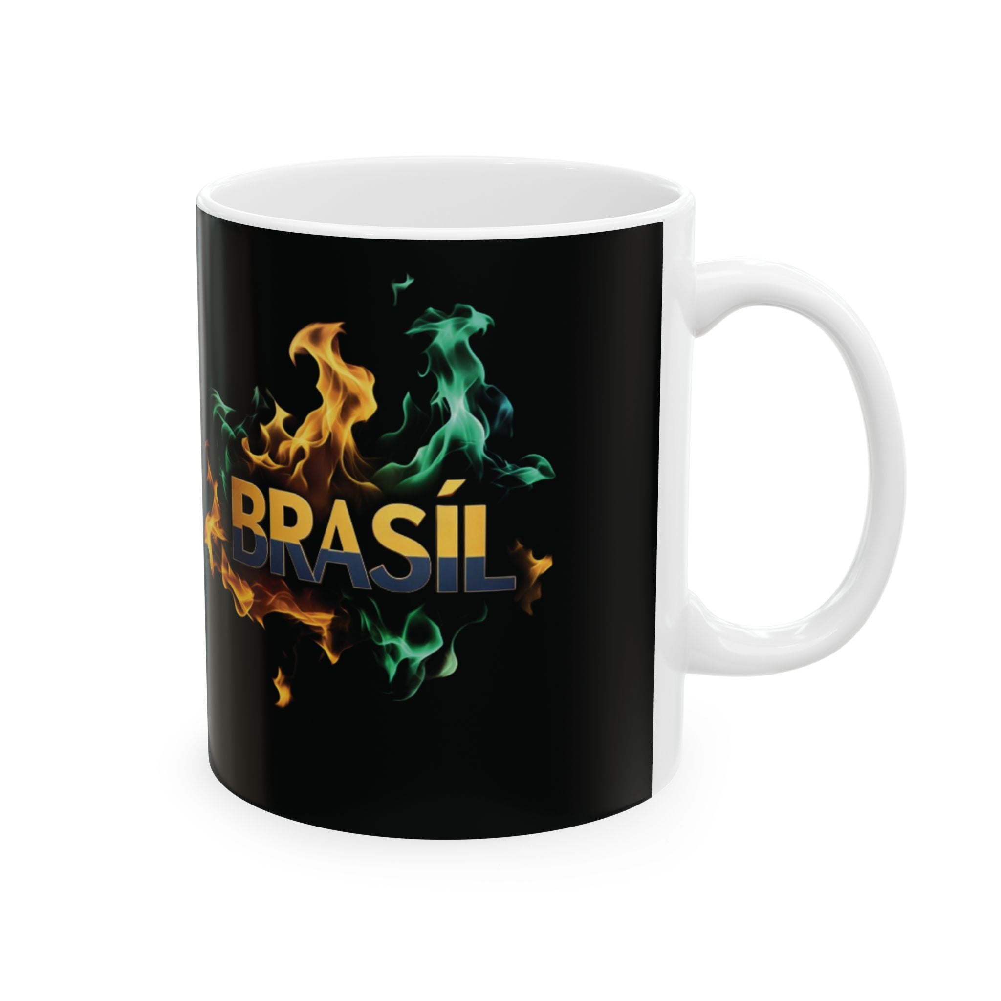 Caneca de Cerâmica de Fogo Brasileira
