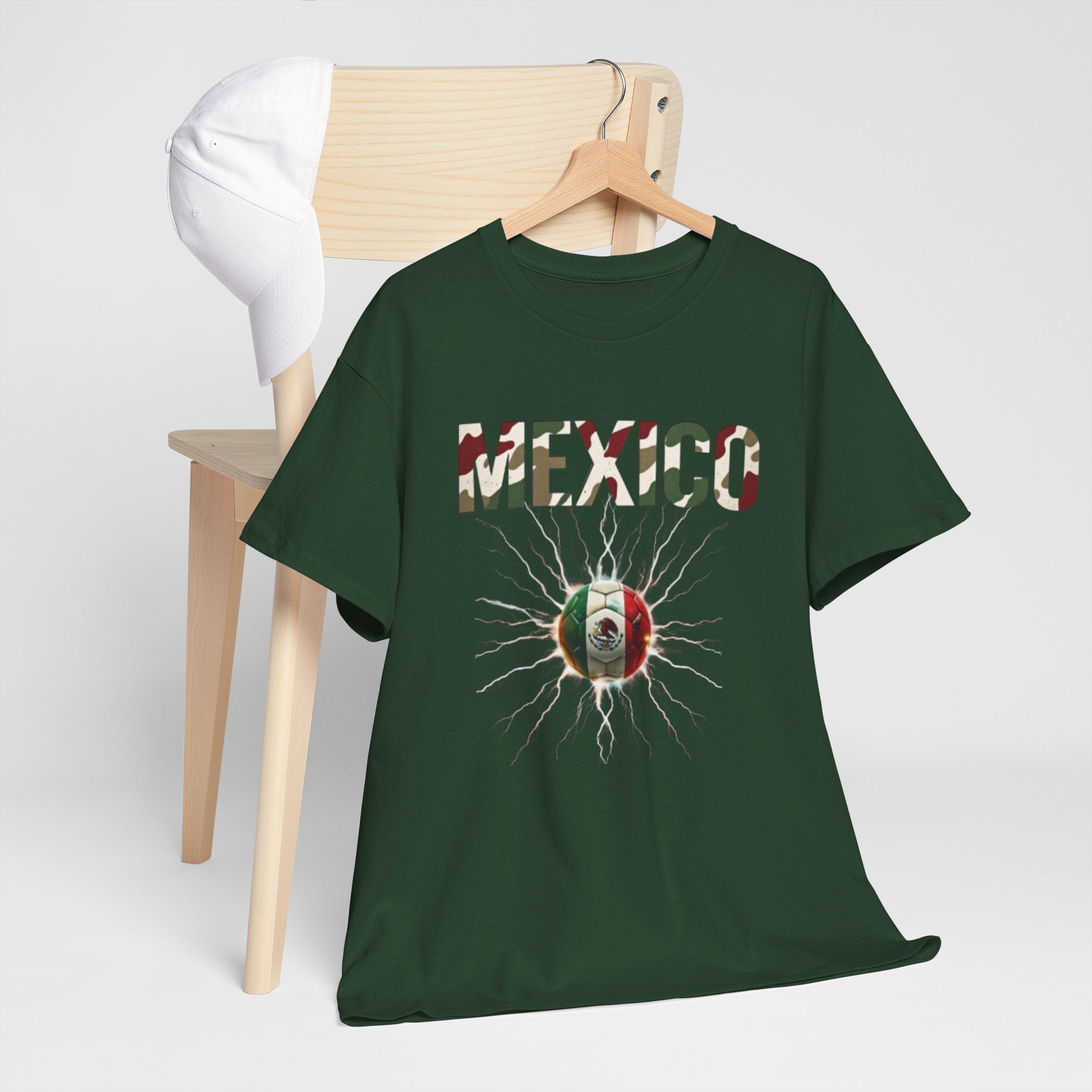 Camiseta unisex de algodón grueso Orgullo de México - Celebra la herencia