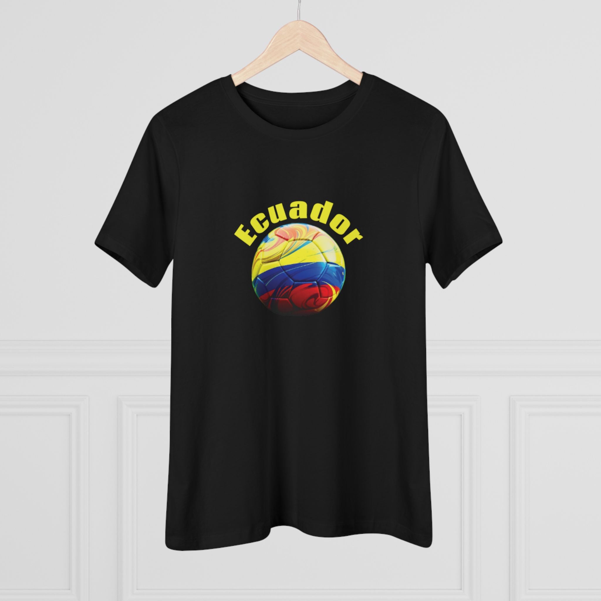 Ecuador Soccer Ball Graphic Tee