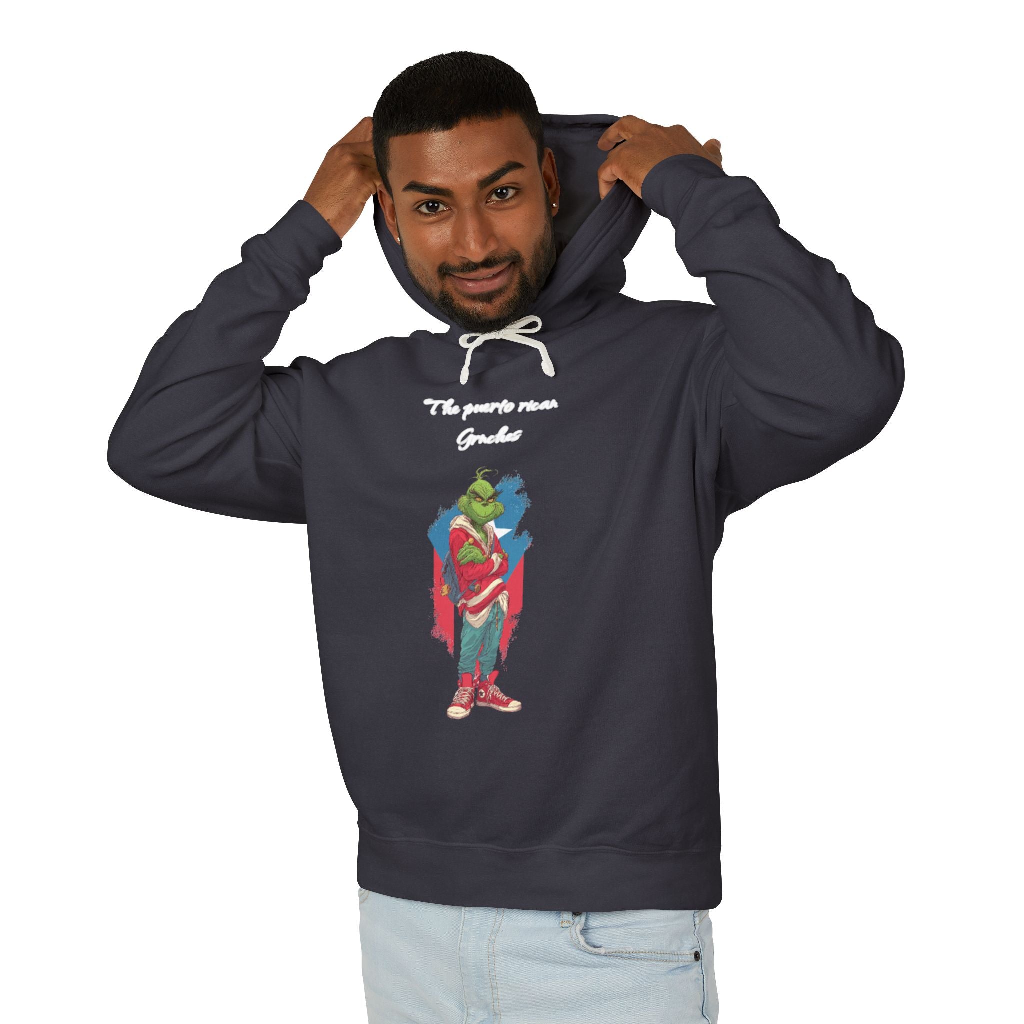 Grinch Holiday Hoodie — "The puerto rican Grinches " Cozy Christmas Sweatshirt