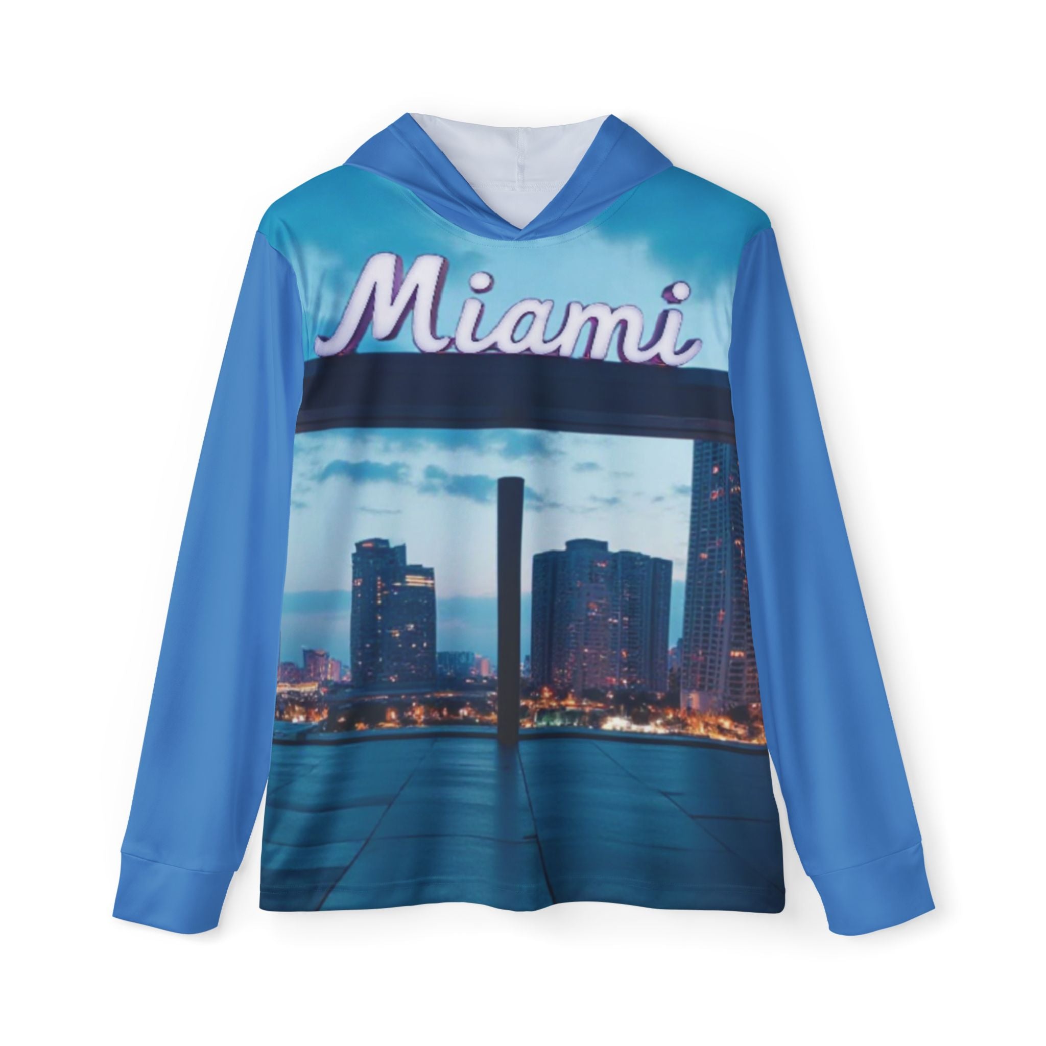 Miami Skyline Hoodie — Men’s Athletic Warmup Pullover