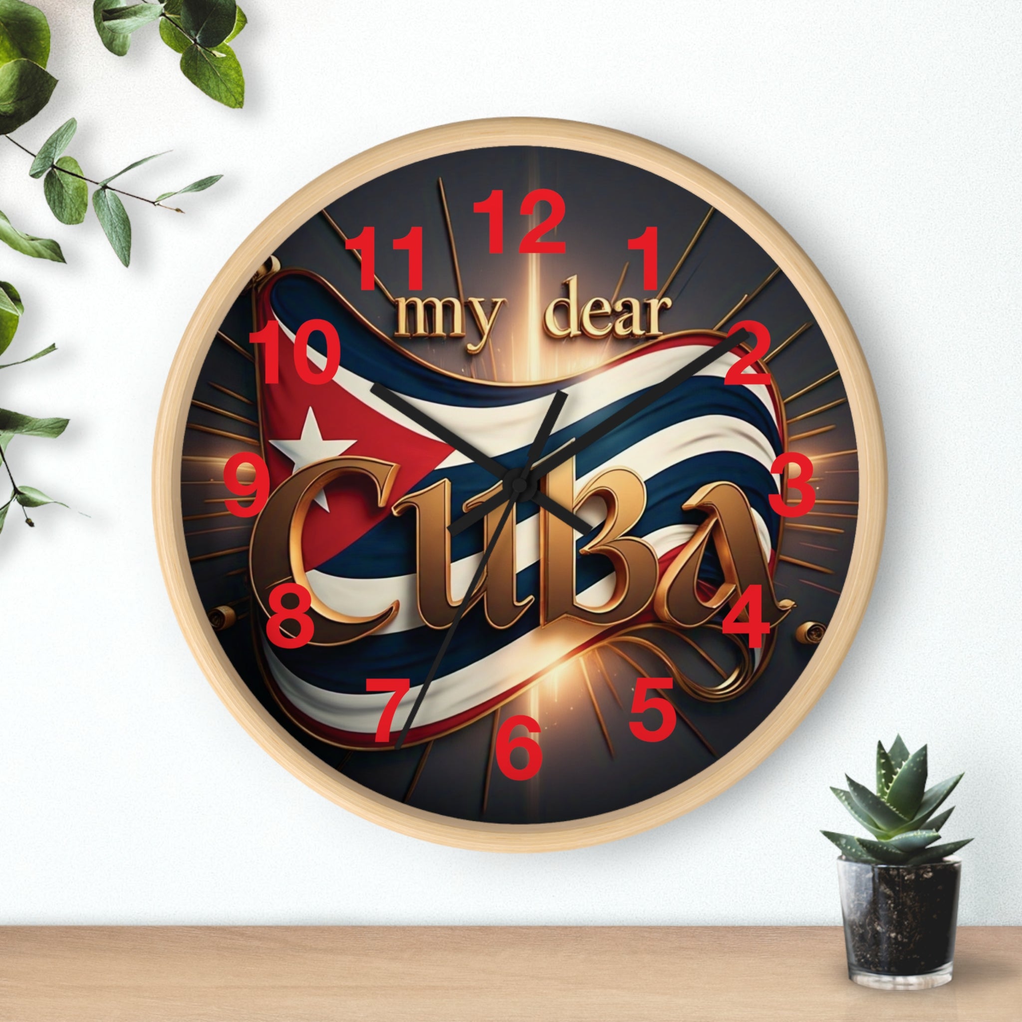 Reloj de pared cubano