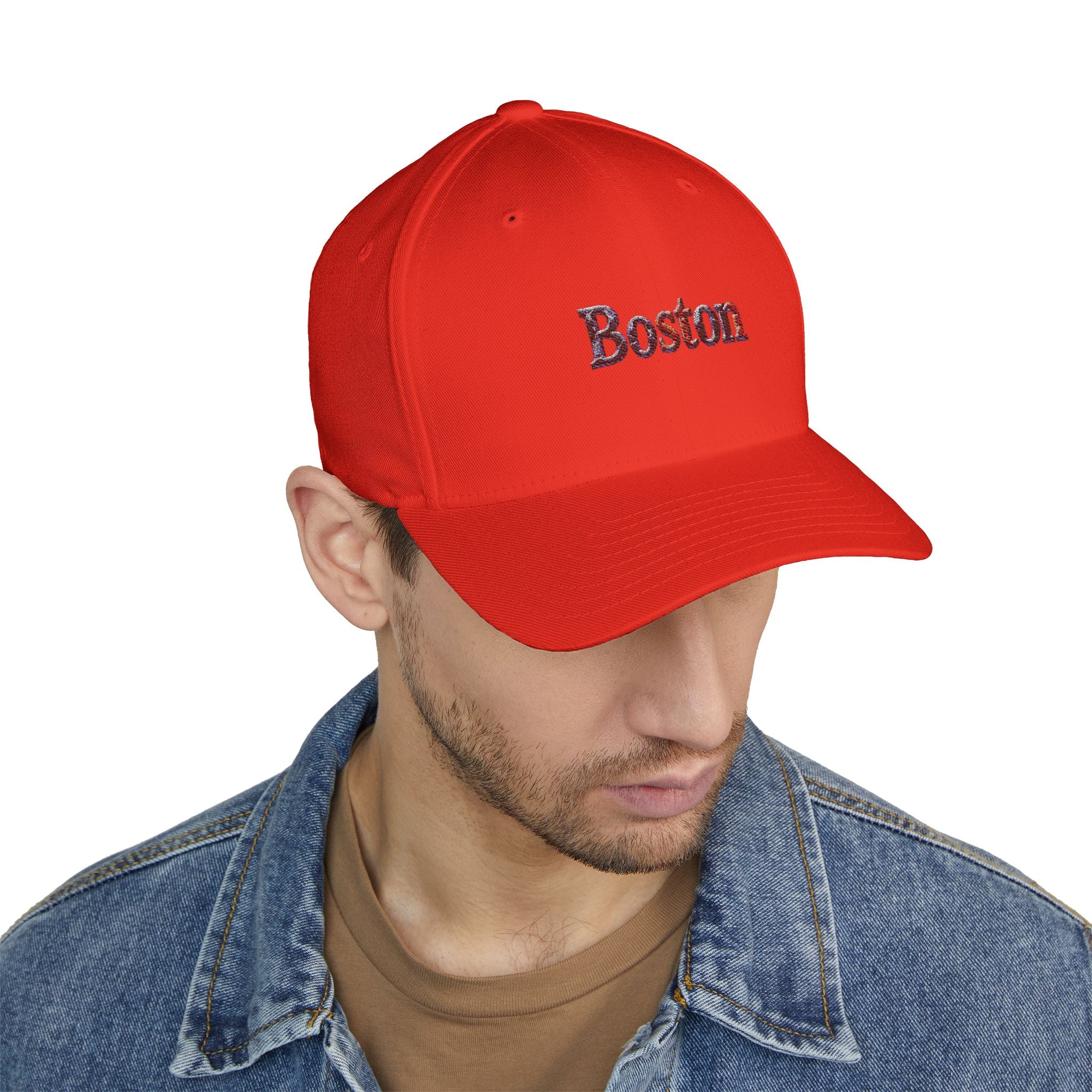 Boston Embroidered Cap — Classic City Logo Hat