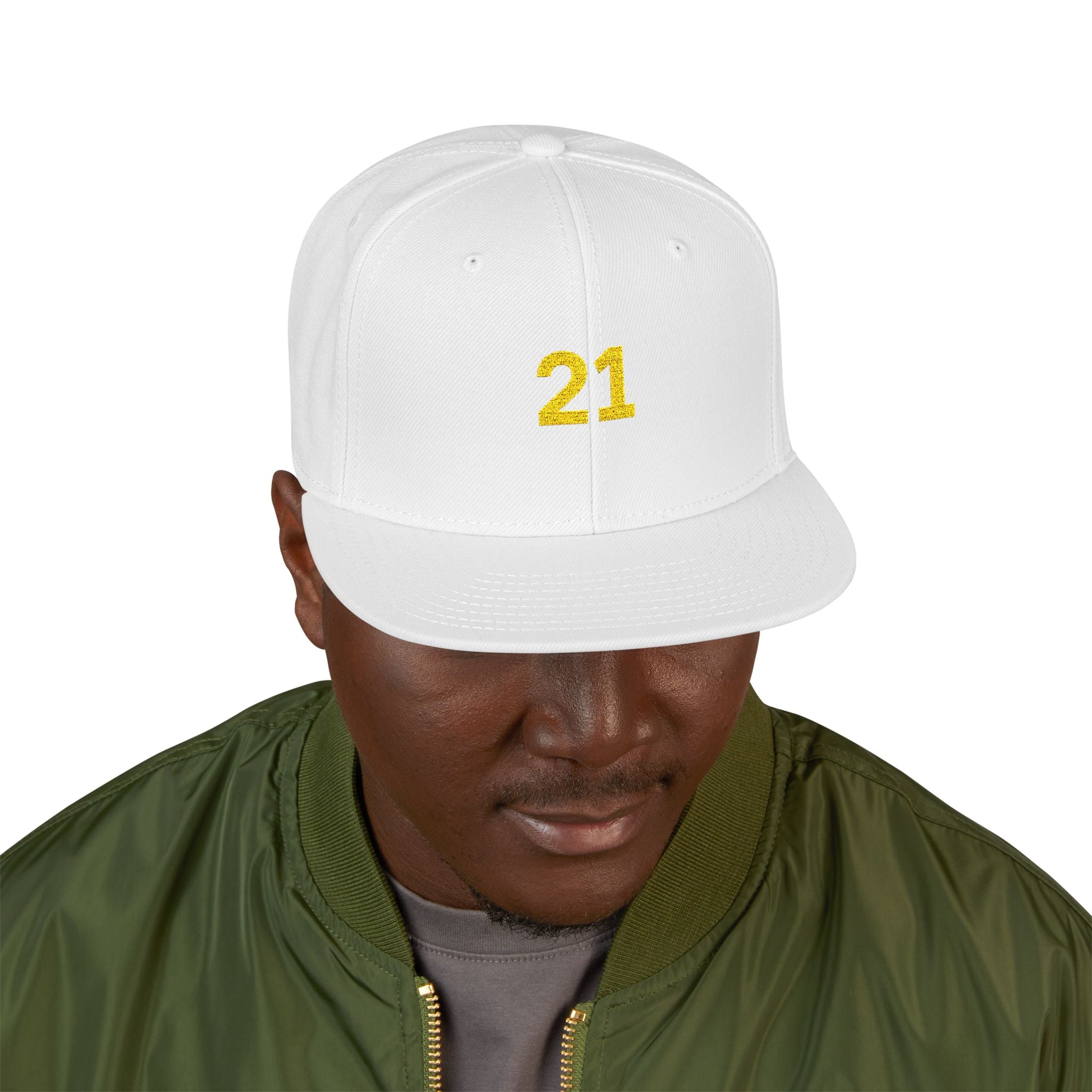 Gorra snapback bordada personalizada - Diseño Bold 21