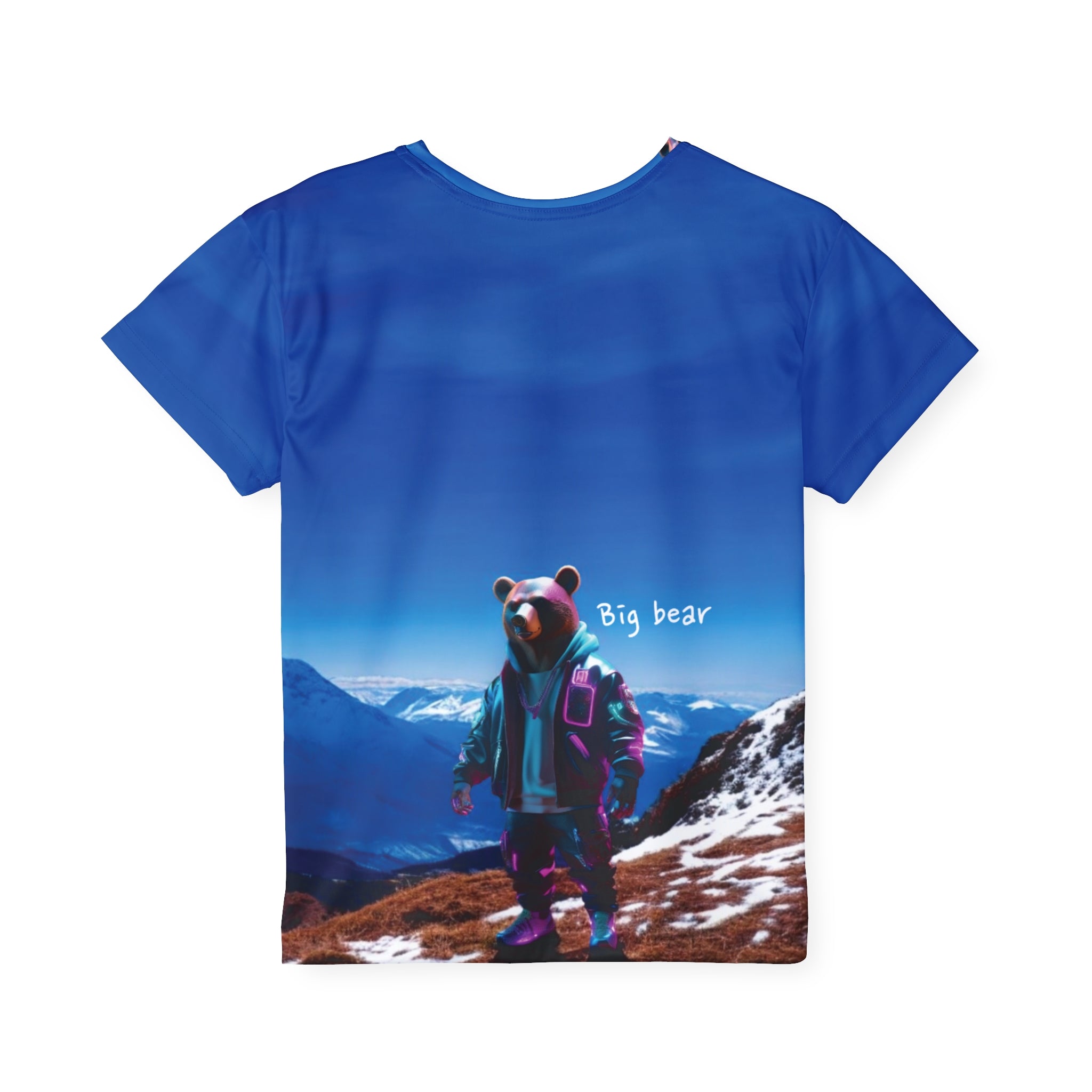 Kids T-shirt Bear Mountain Print 