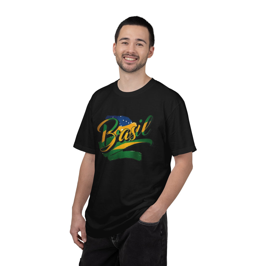 Camiseta Brasil Tingida em Tecido