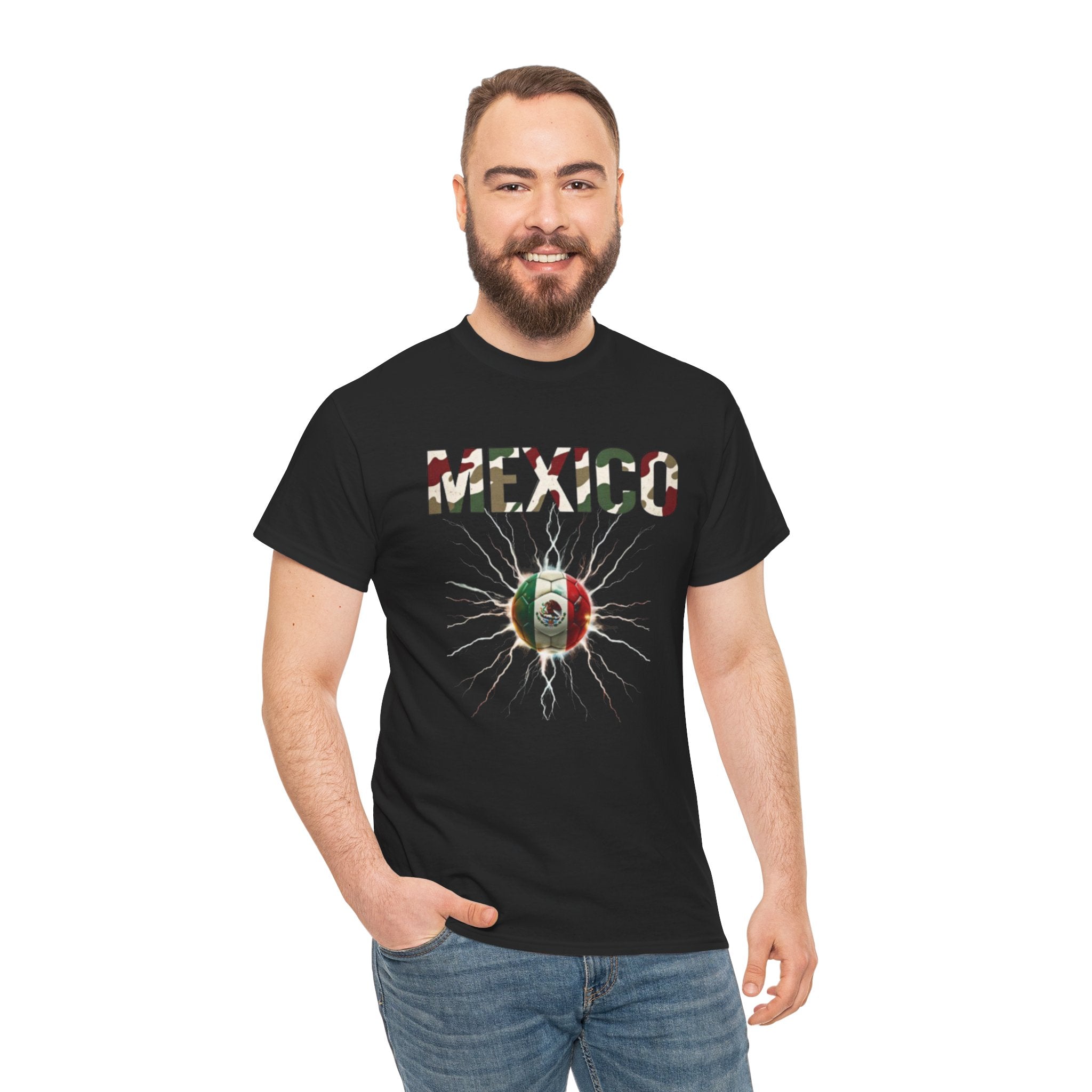 Camiseta unisex de algodón grueso Orgullo de México - Celebra la herencia