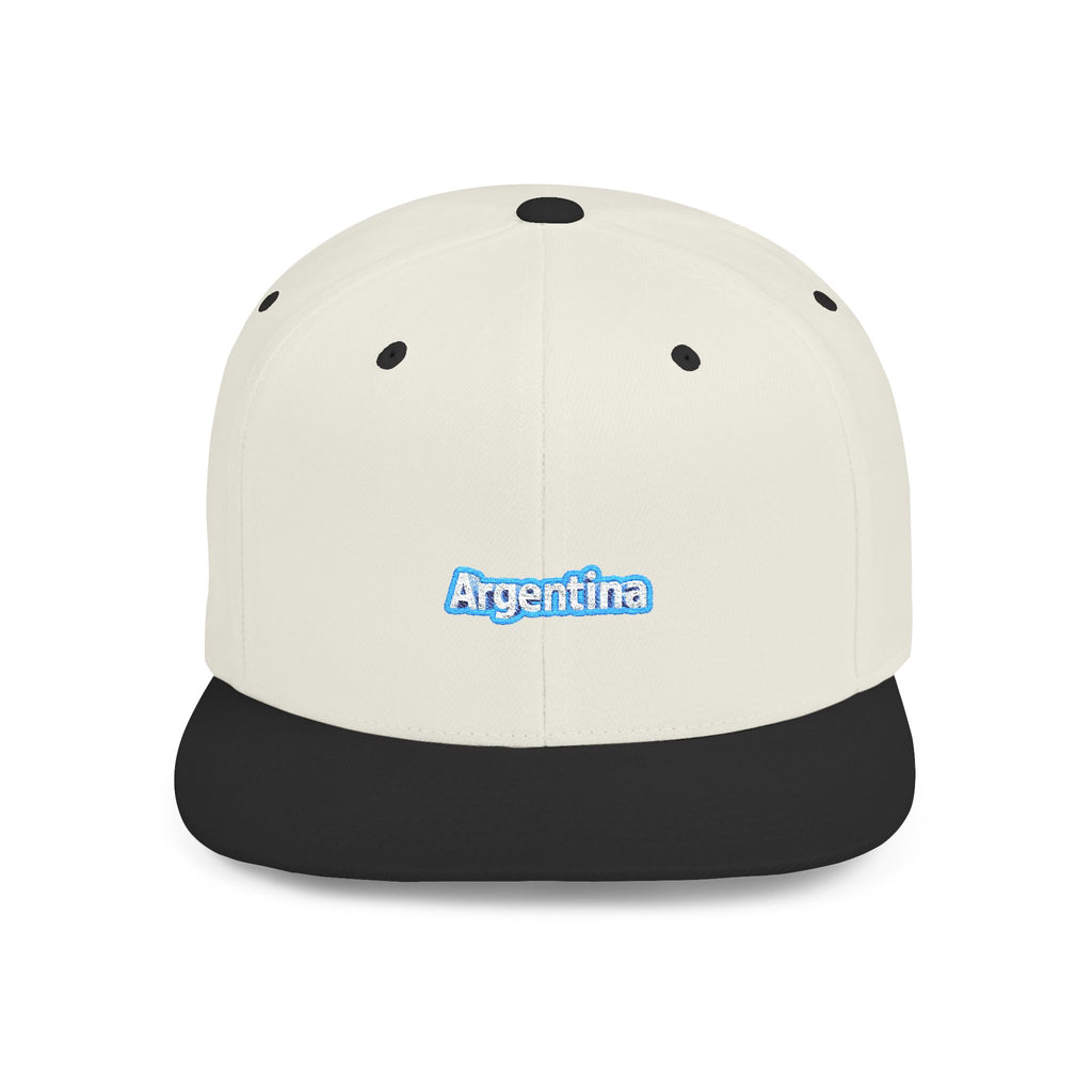 Gorra snapback - Elegante gorra gris argentina para uso casual