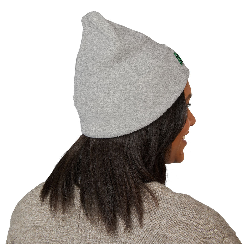 Embroidered Boston Beanie - Classic Cuffed Winter Hat