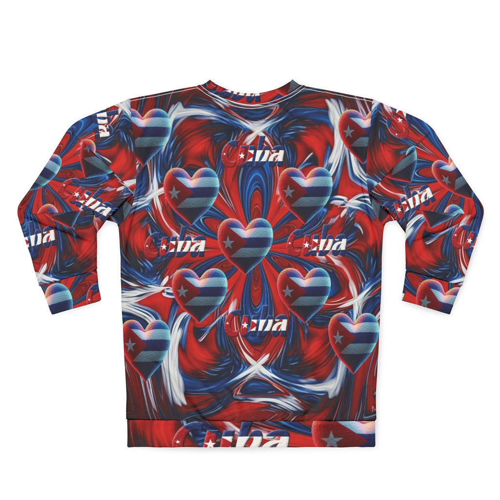 Sudadera de hombre con estampado cubano por todas partes: ¡mantente abrigado y con estilo!