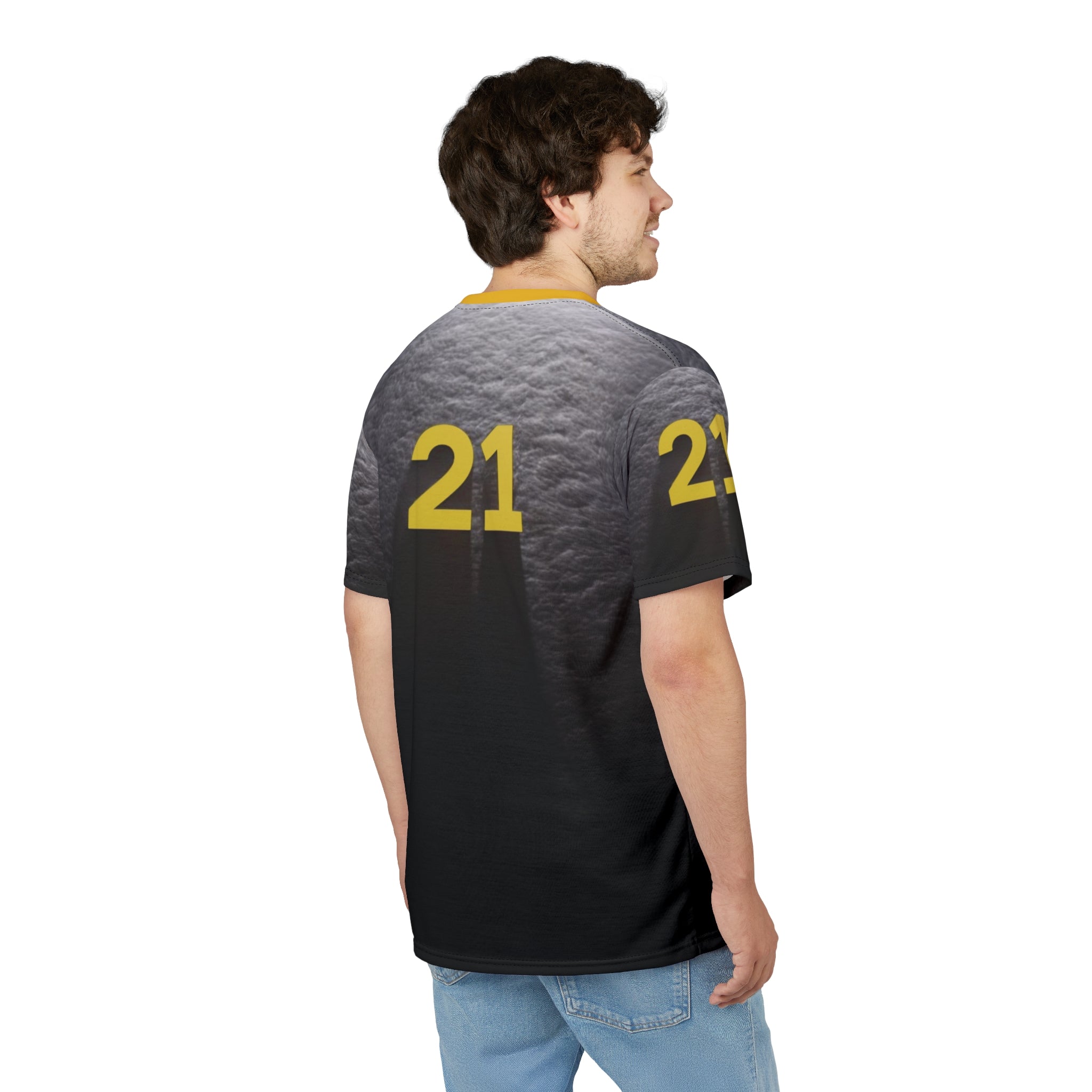 Camiseta unisex personalizada 21 con corte y costura: camiseta deportiva con gráficos para atletas y aficionados