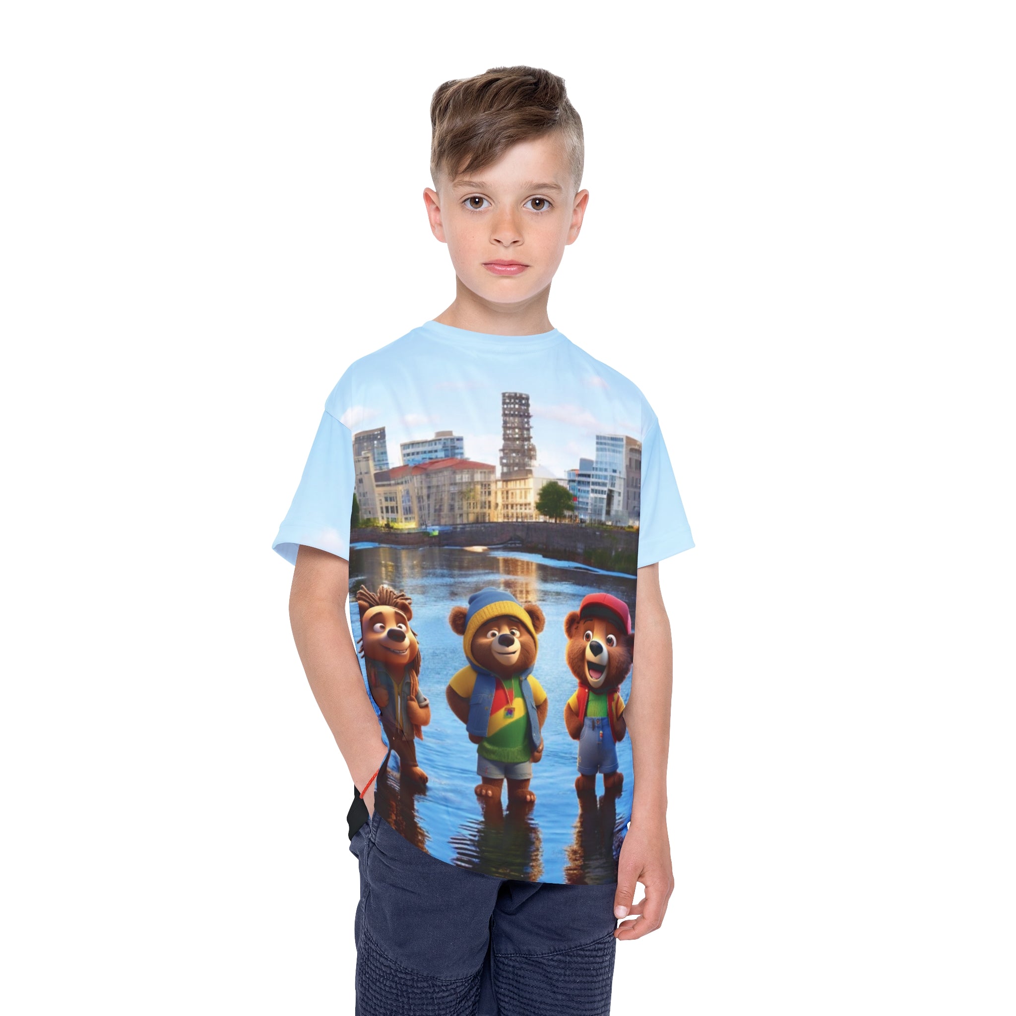 Kids T-Shirt Bears in the City 