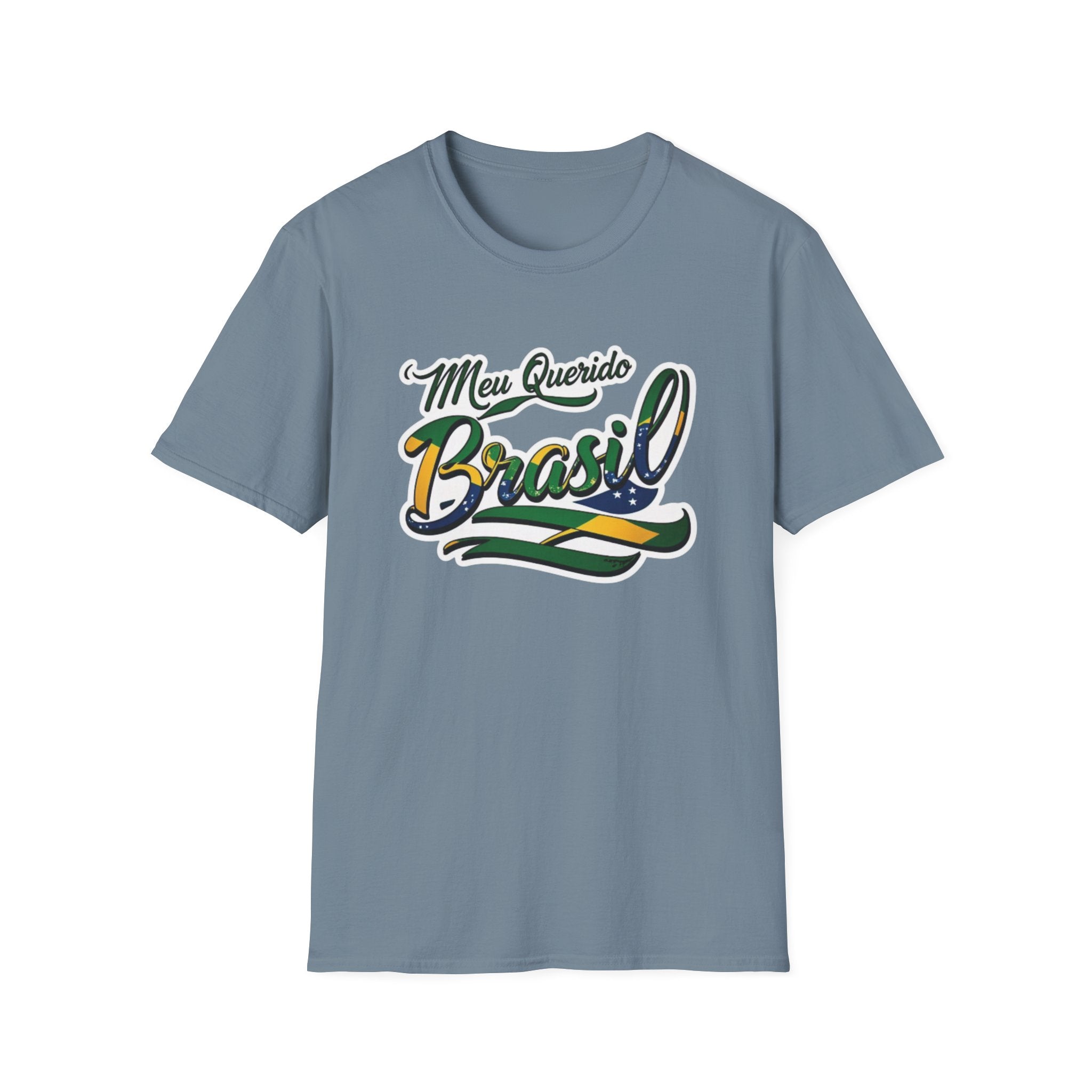 Camiseta Softstyle Unissex Meu Querido Brasil - Celebre o Brasil com Conforto