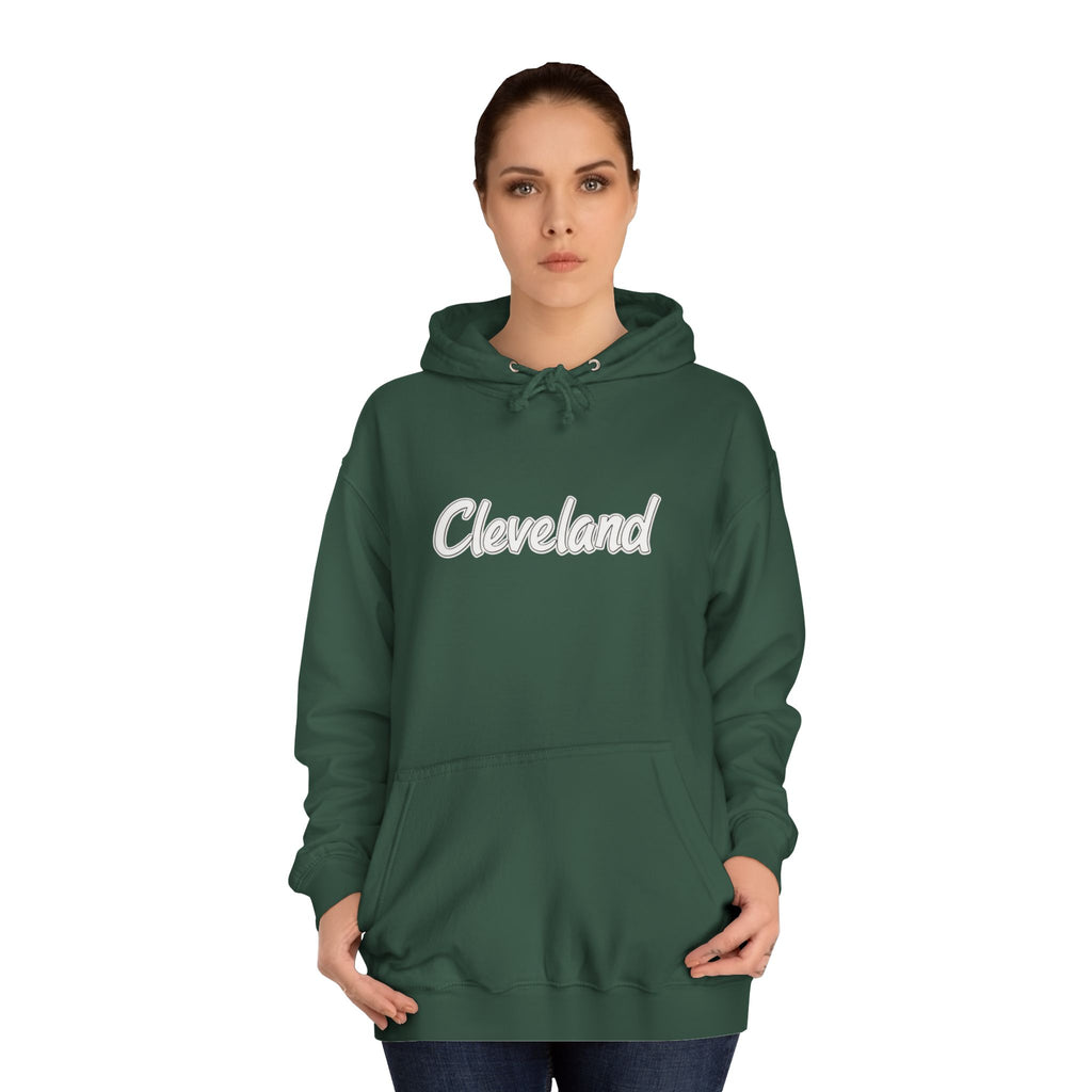 Cleveland Unisex College Hoodie, Stylish Sweatshirt, College Apparel, Gift for Students, Casual Wear, Campus Style