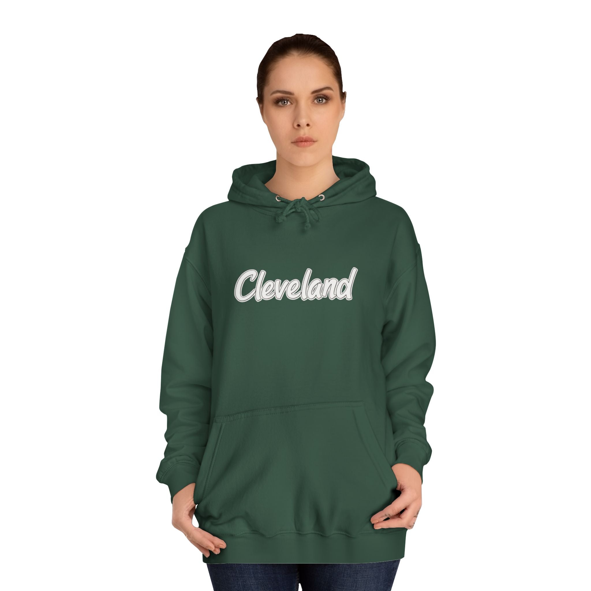 Cleveland Unisex College Hoodie, Stylish Sweatshirt, College Apparel, Gift for Students, Casual Wear, Campus Style