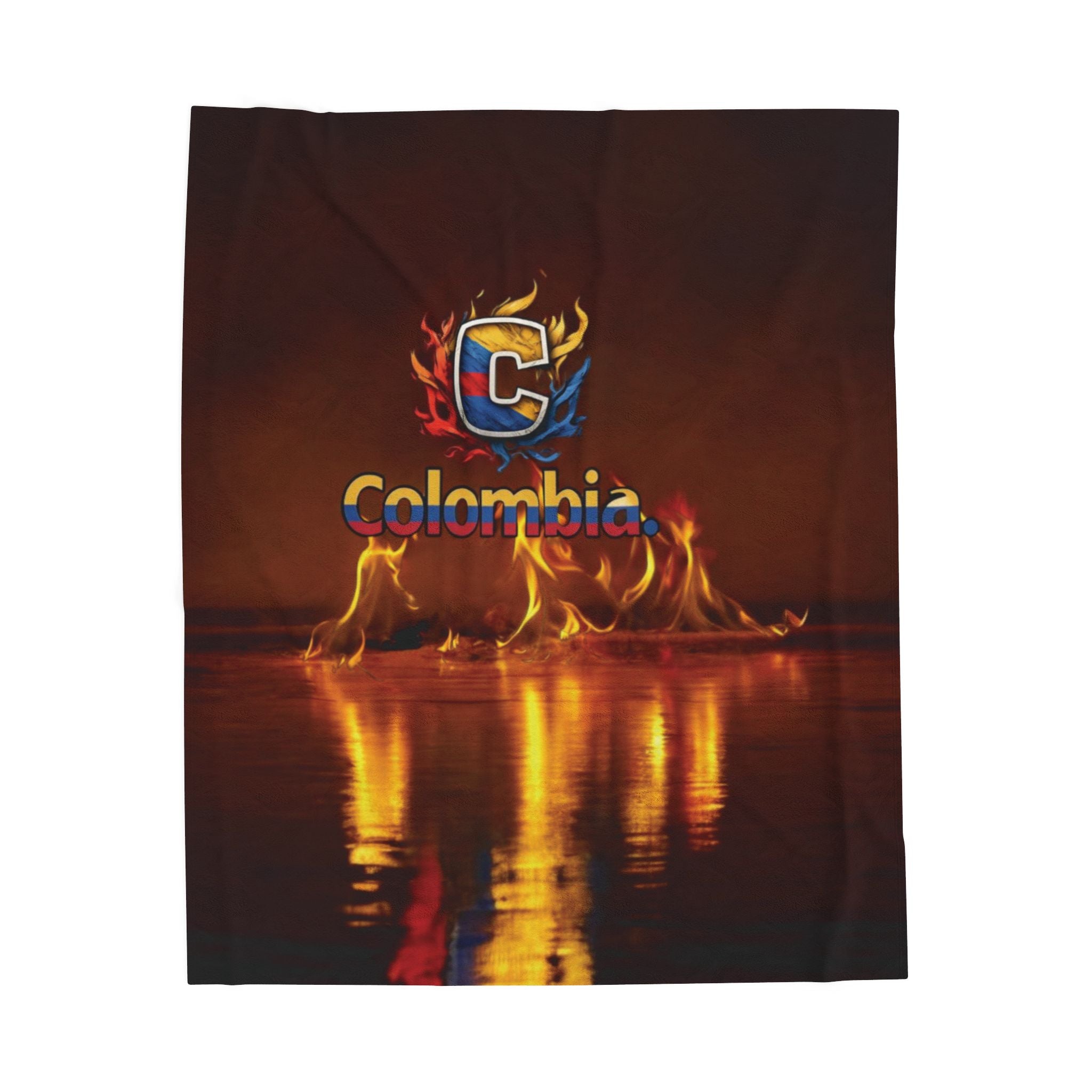 Manta de terciopelo de felpa - Diseño colombiano